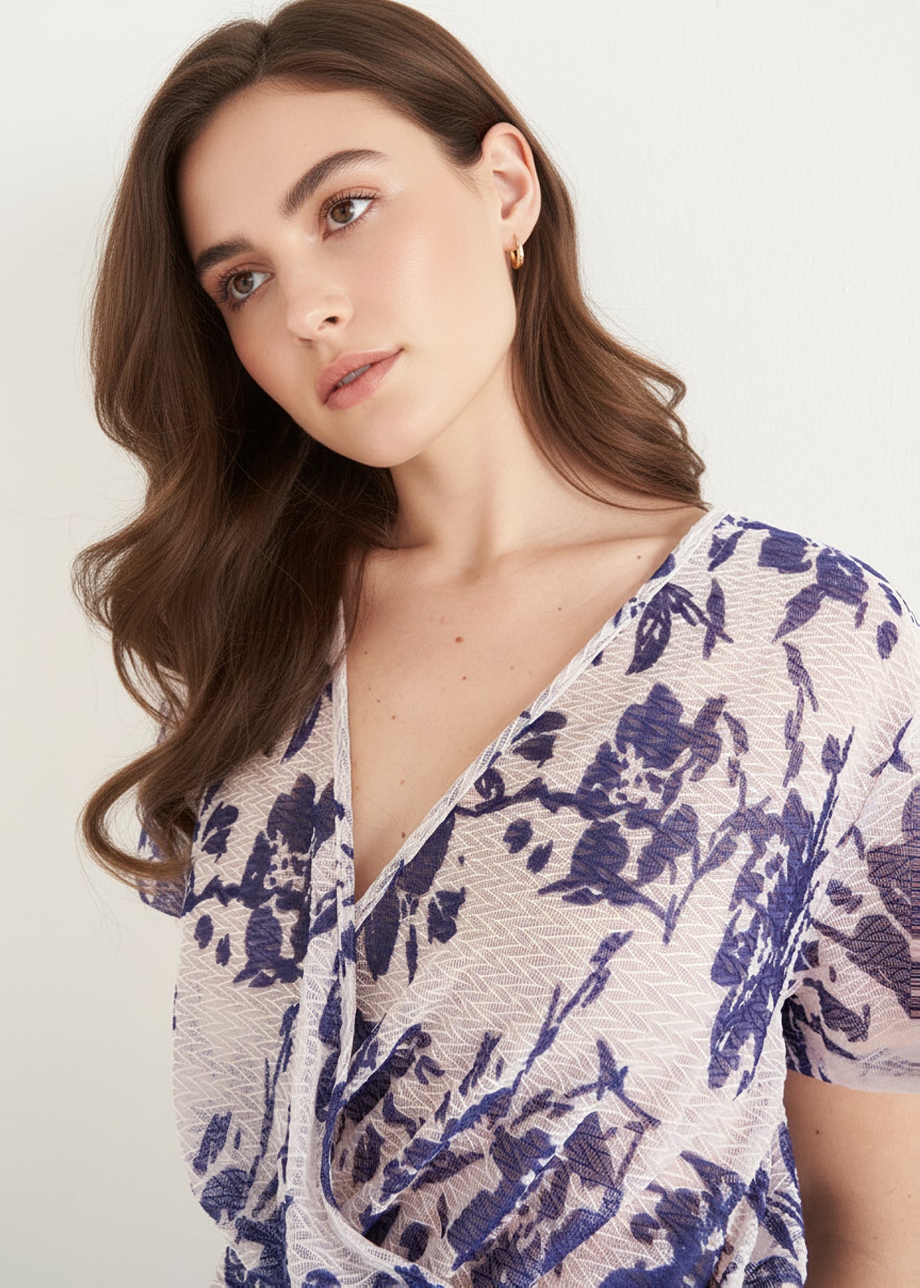 Blusa Sun con stampa floreale