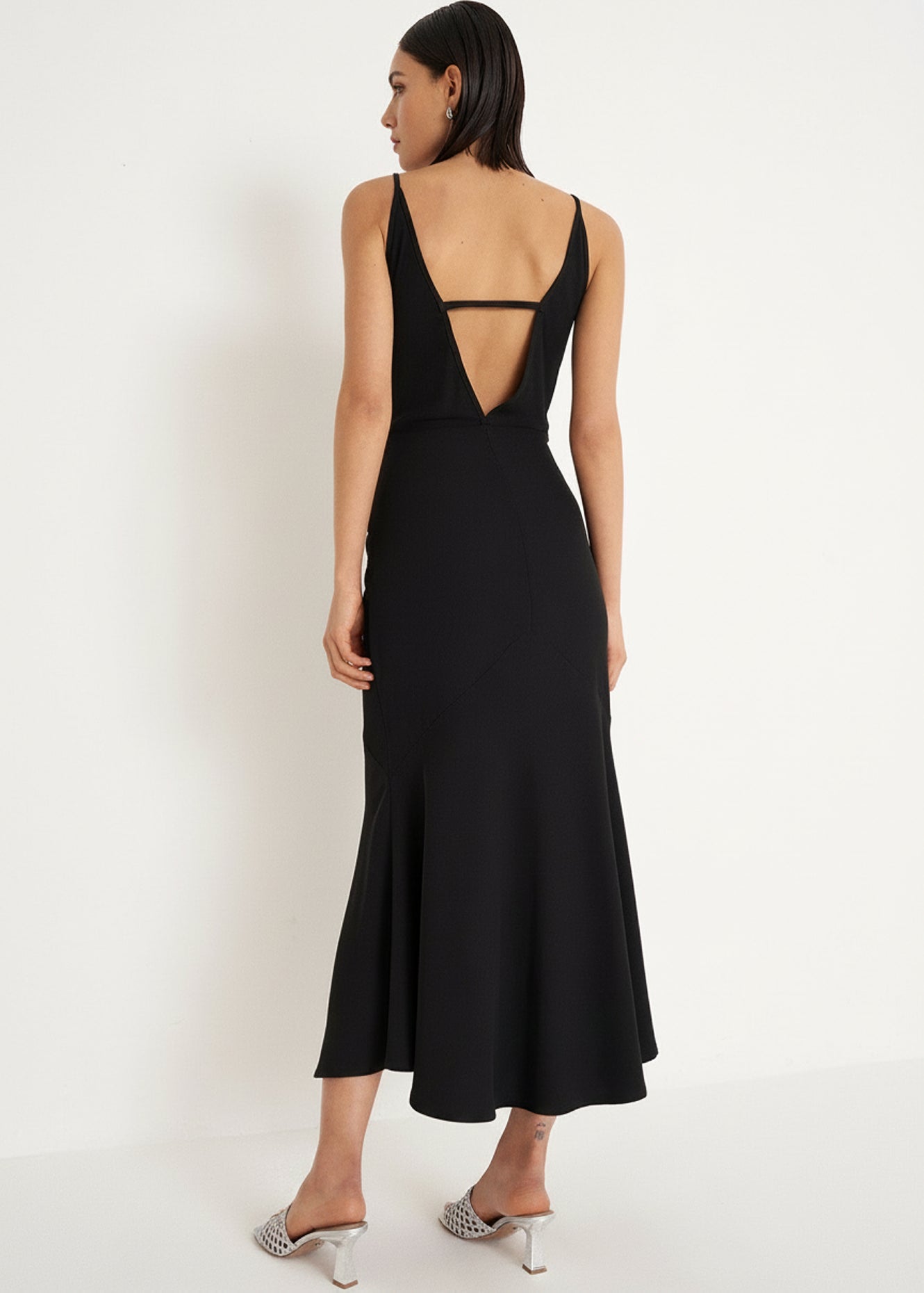 Abito lungo Arold in cady