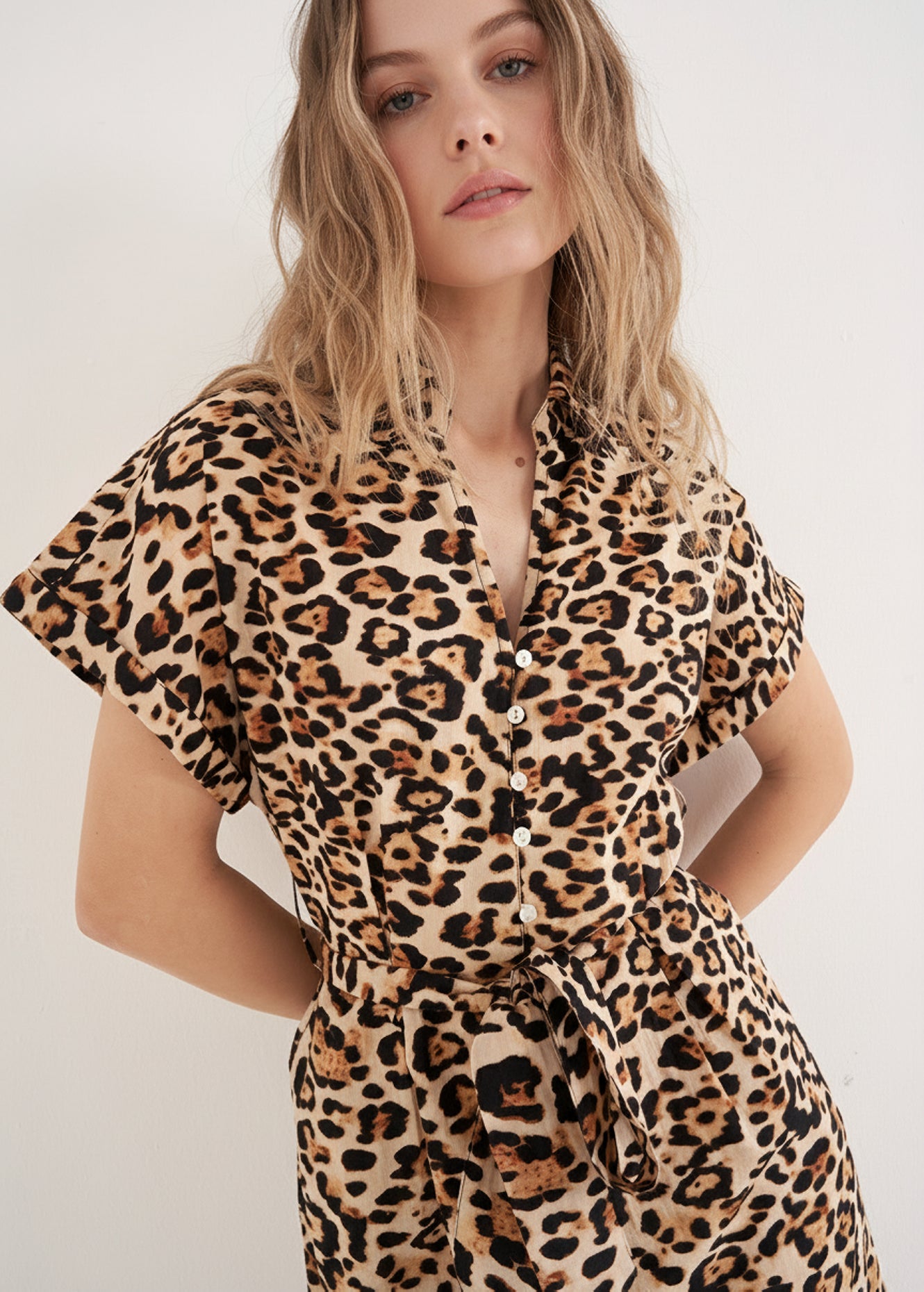 Abito Addis Chemisier Animalier