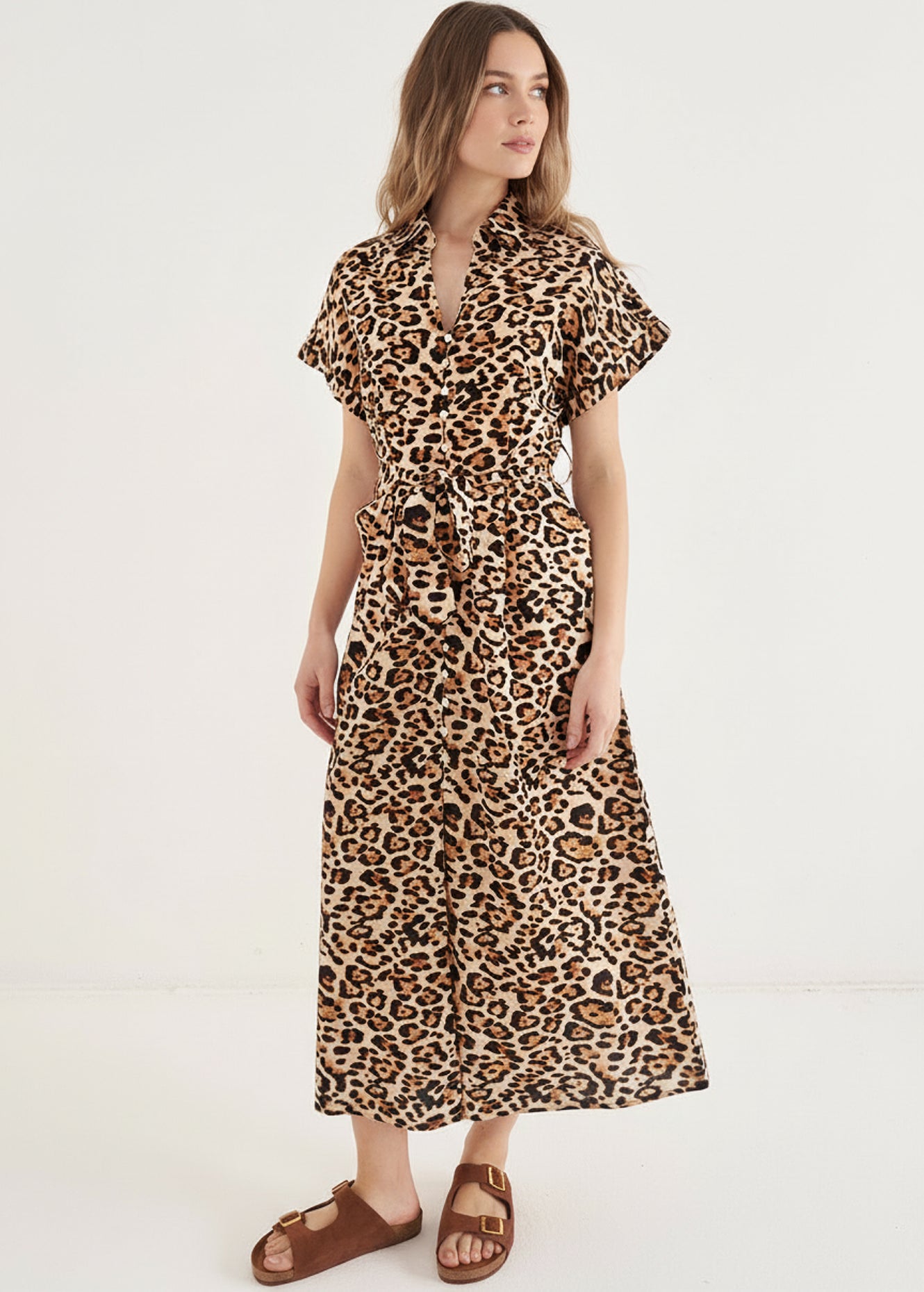 Abito Addis Chemisier Animalier
