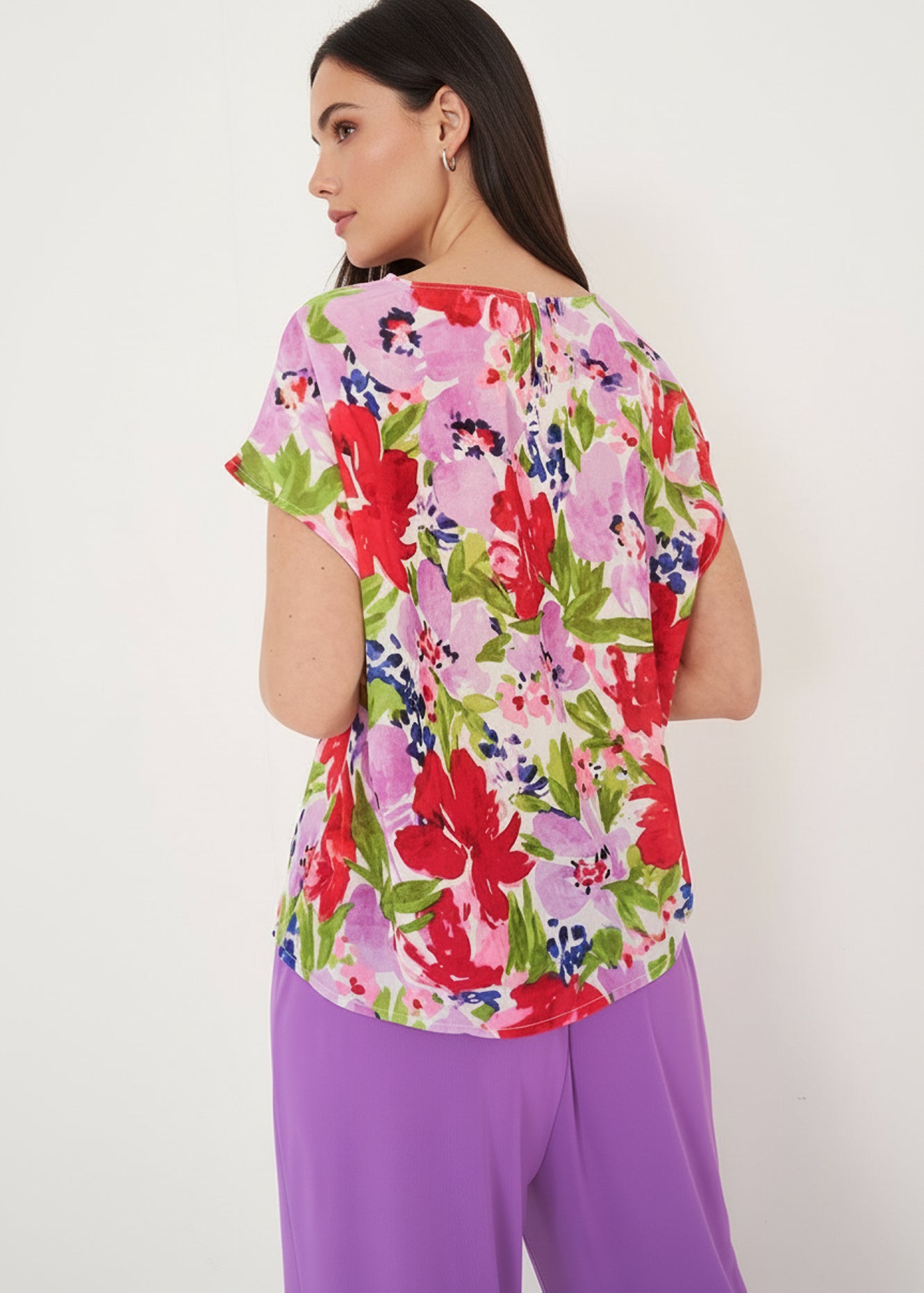 Blusa Bloom Scollo Rotondo