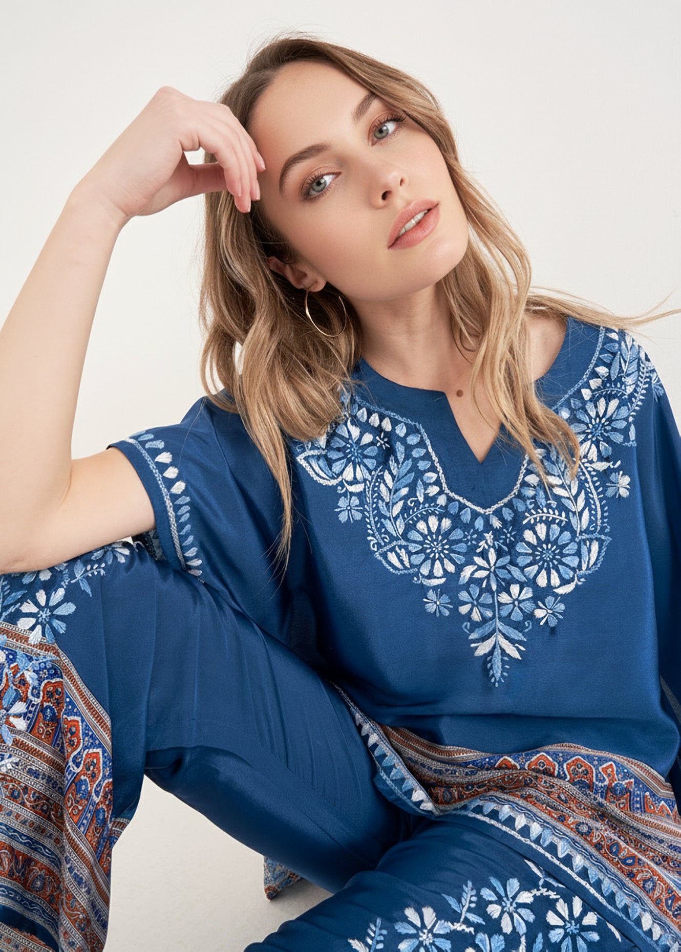 Blusa Batter Fantasia Con Ricamo