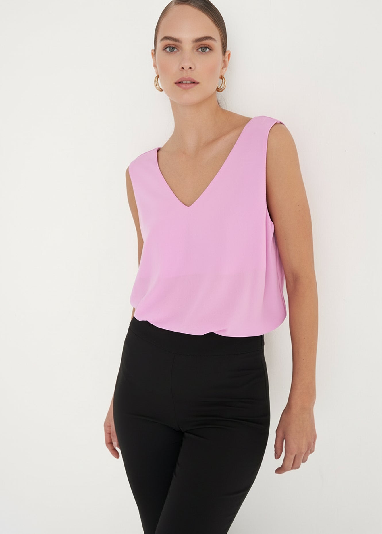 Top Tony con scollo a V