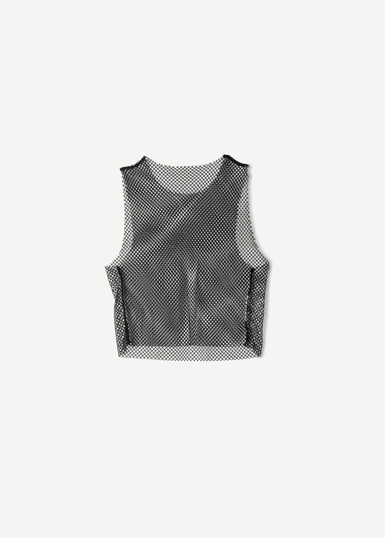 Top Tania in tessuto mesh