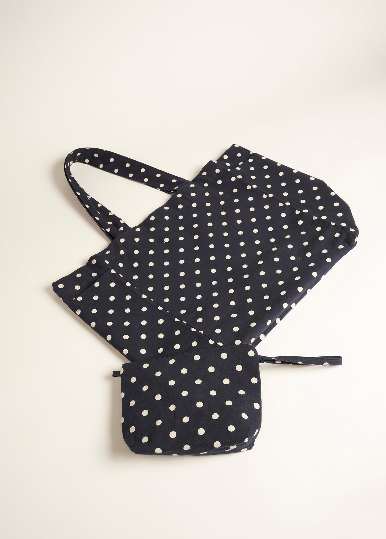 Borsa Blendas in Cotone con Stampa Pois