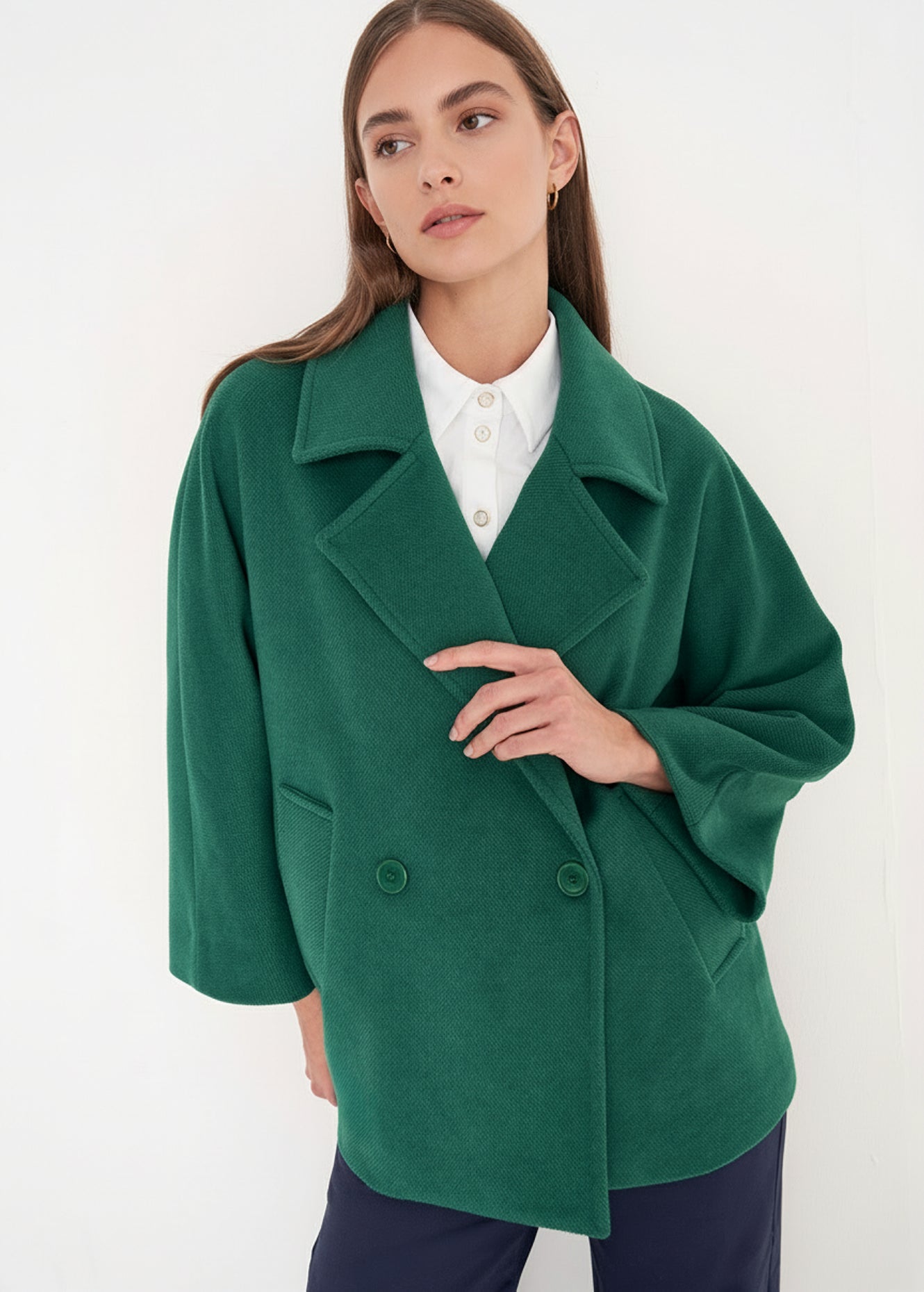 Doppiopetto in panno Cleope