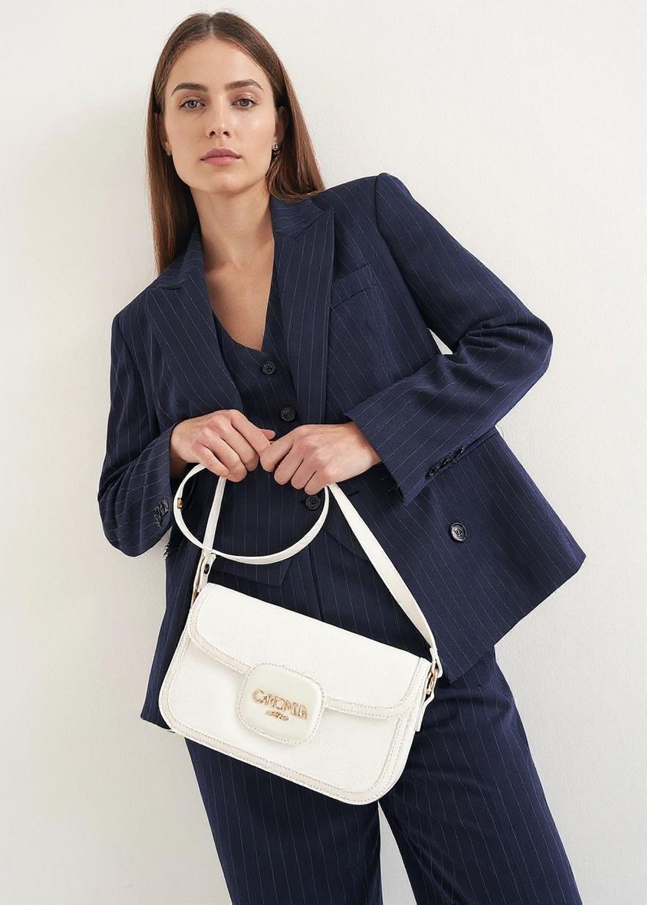 Tracolla Breona Big in ecopelle