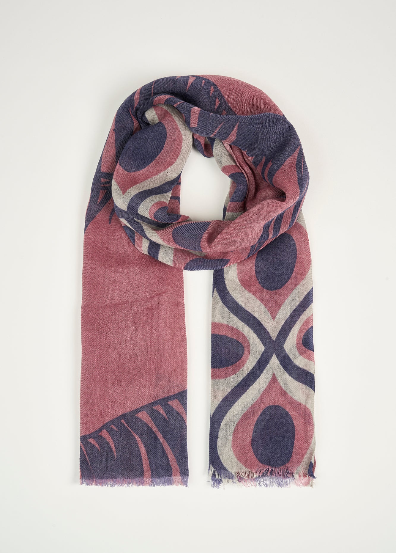 Sciarpa Sarisa in lana e modal