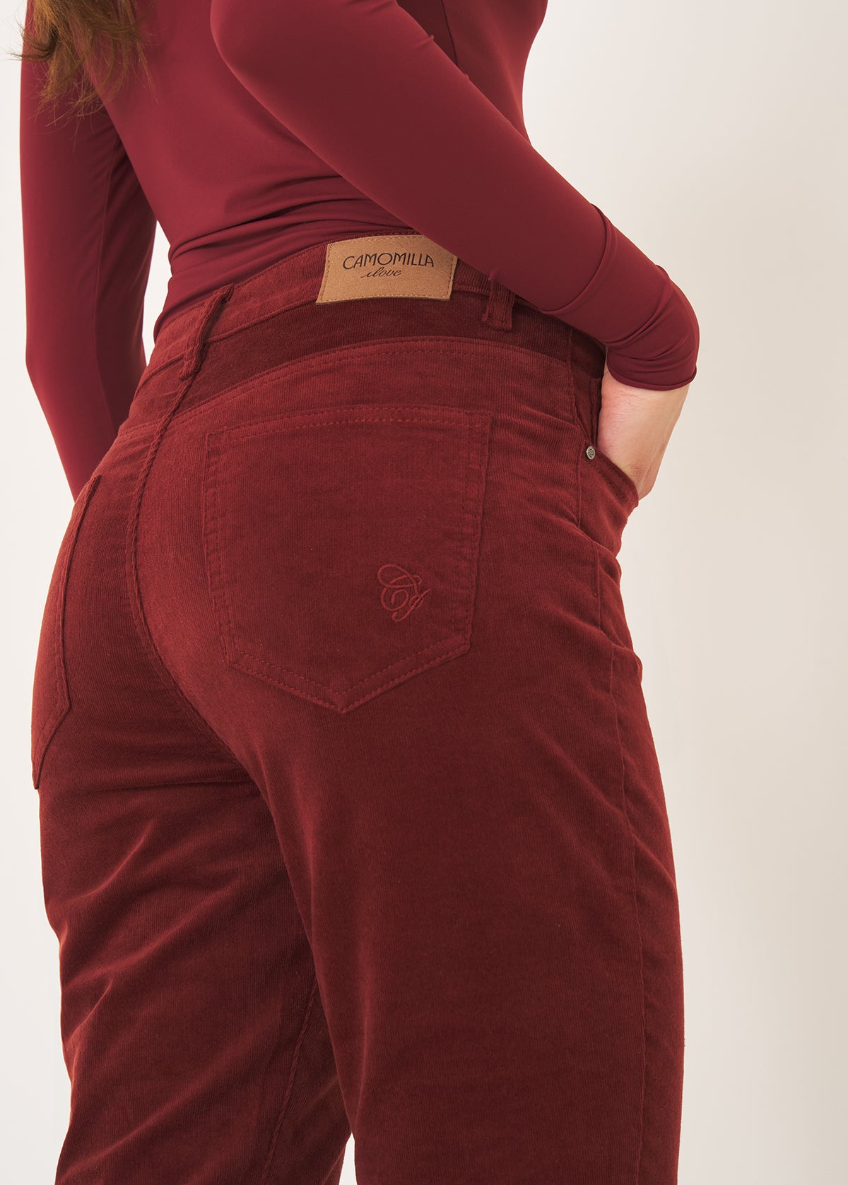 Pantalone in velluto Kate-V