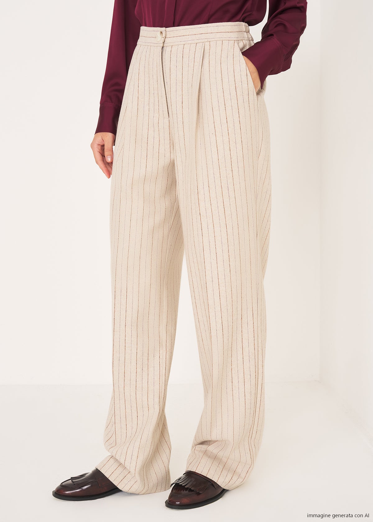 Pantalone Paris due pinces