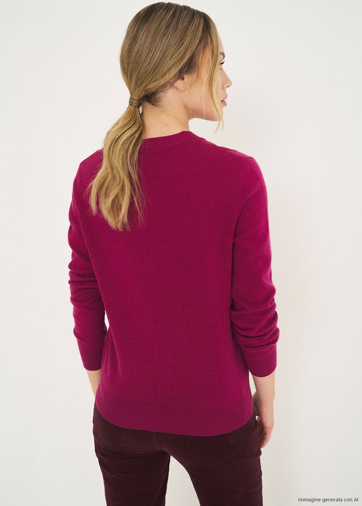 Cardigan Clooney in lana e cashmere