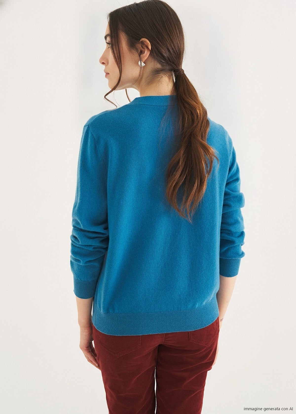 Cardigan Clooney in lana e cashmere