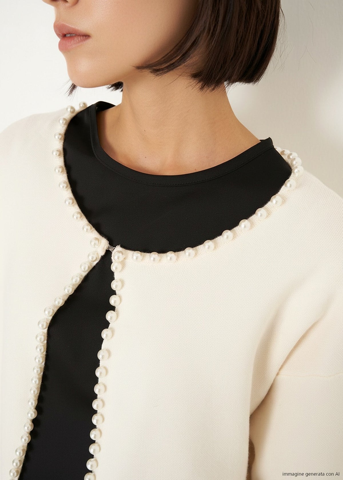 Cardigan Coy con perle applicate
