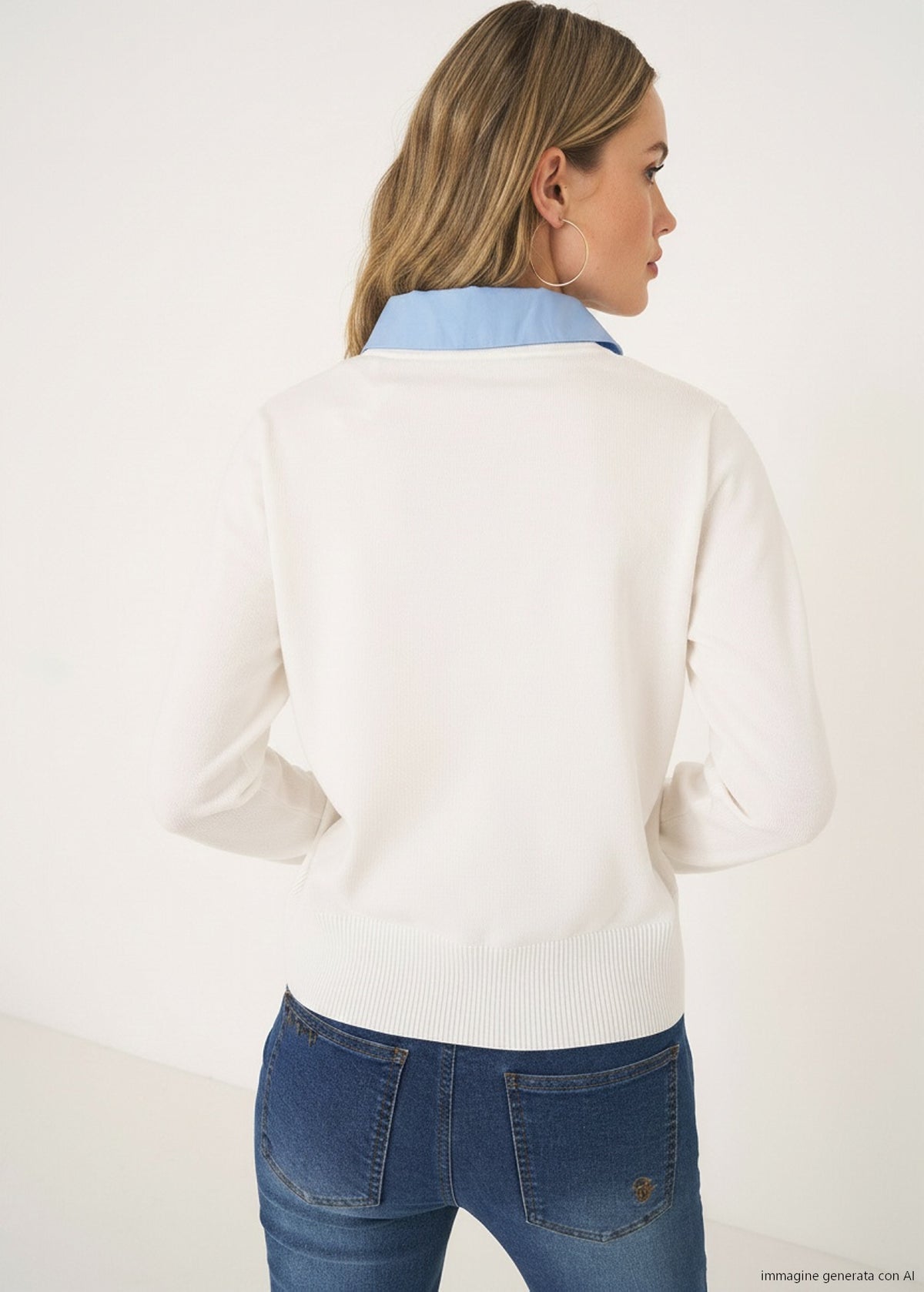 Cardigan Crazy con dettagli camicia