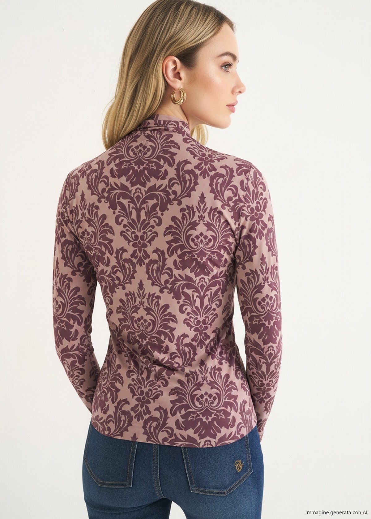 T-shirt Simona collo alto