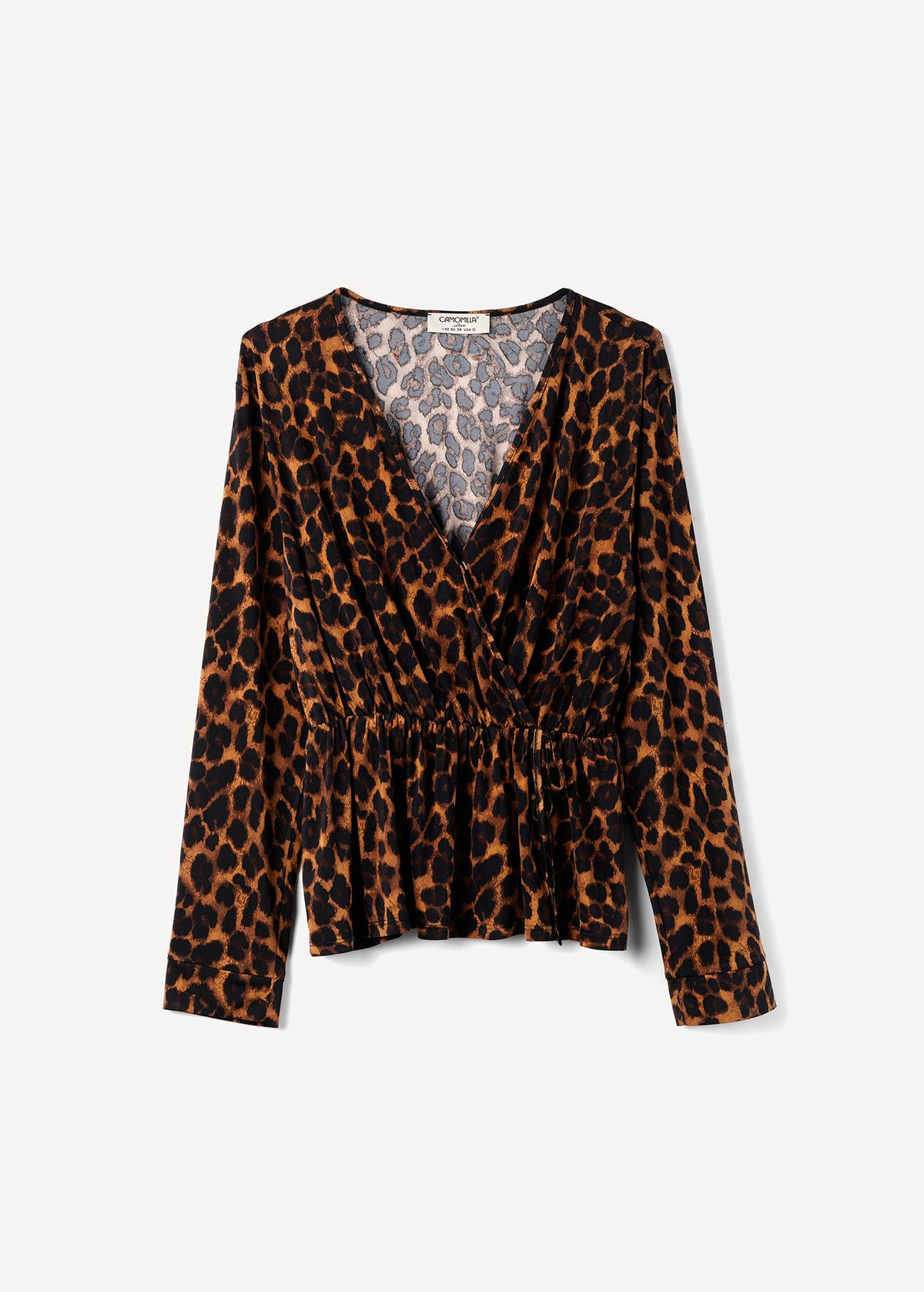 T-shirt Scarlett effetto incrociato