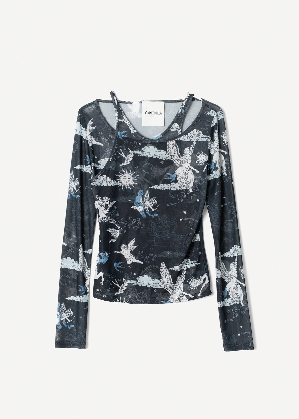 T-shirt Sasha stampa allover