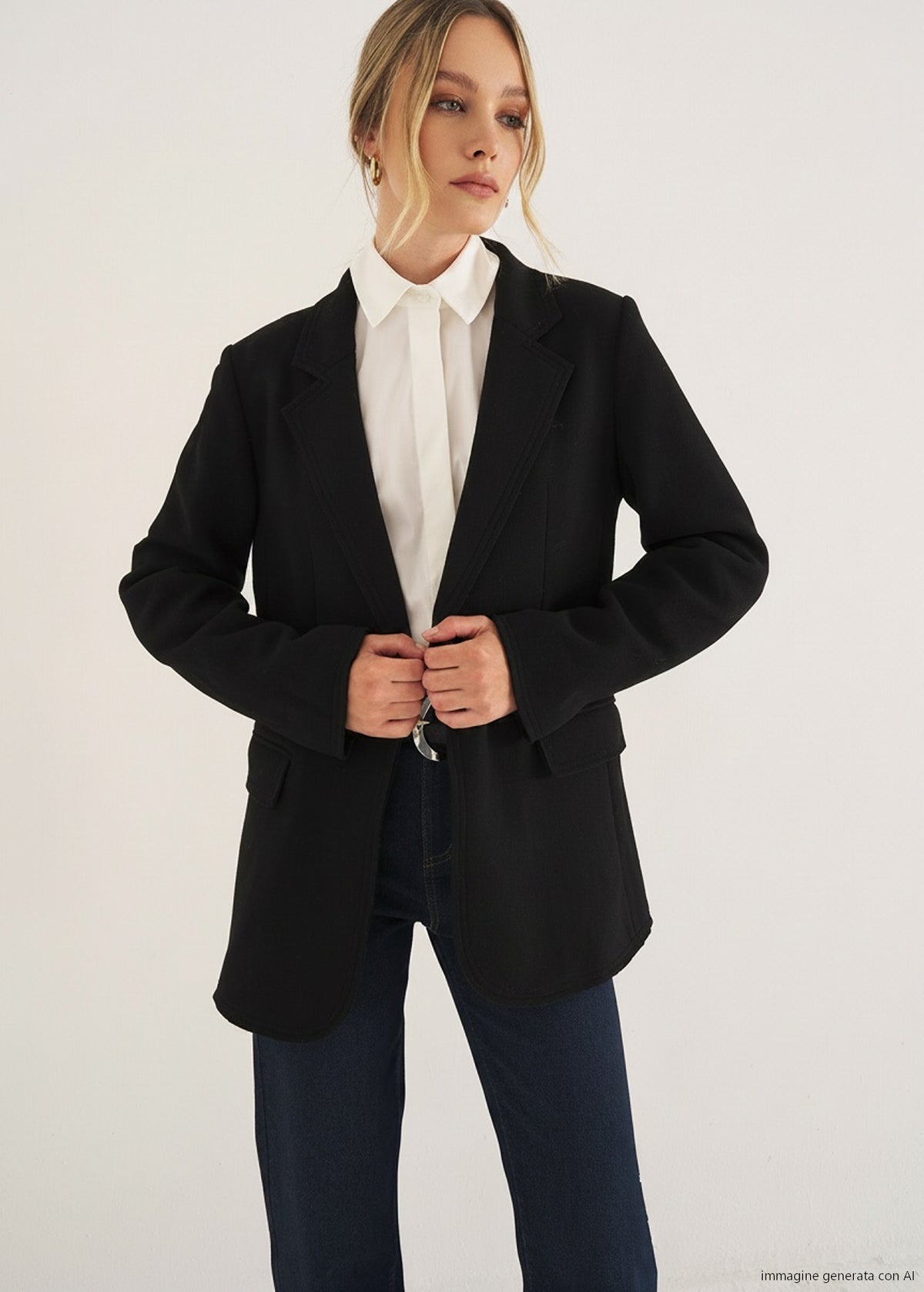 Giacca Gaby monopetto in lana