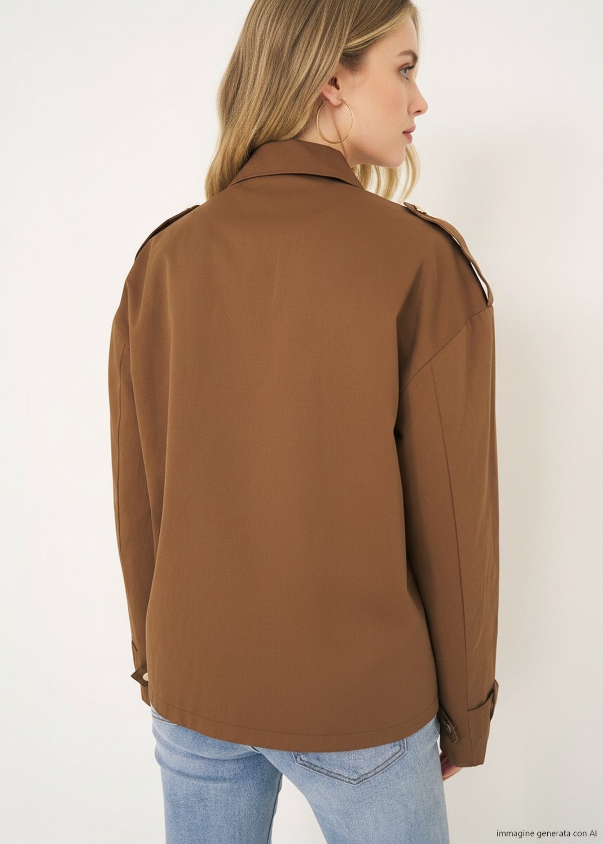 Giubbino Gary con zip nascosta