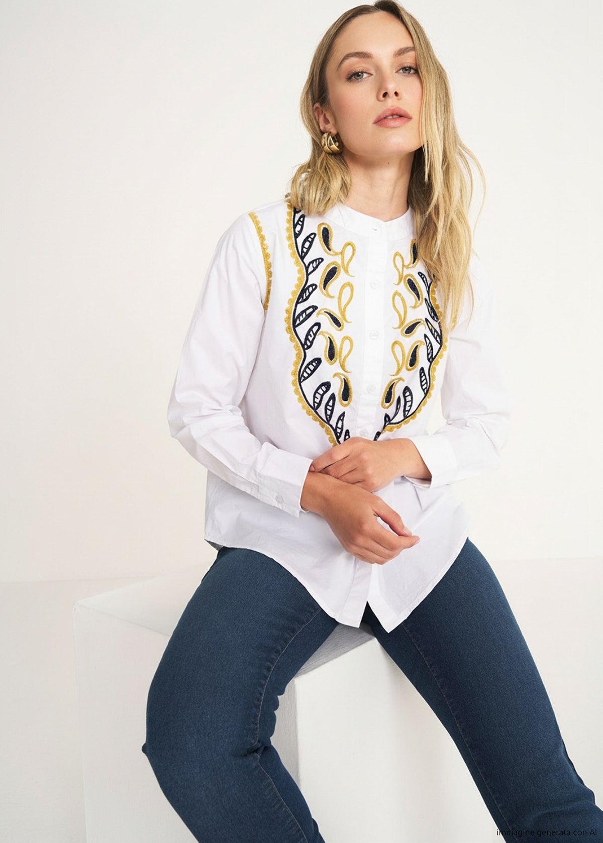 Camicia Catris ricamata