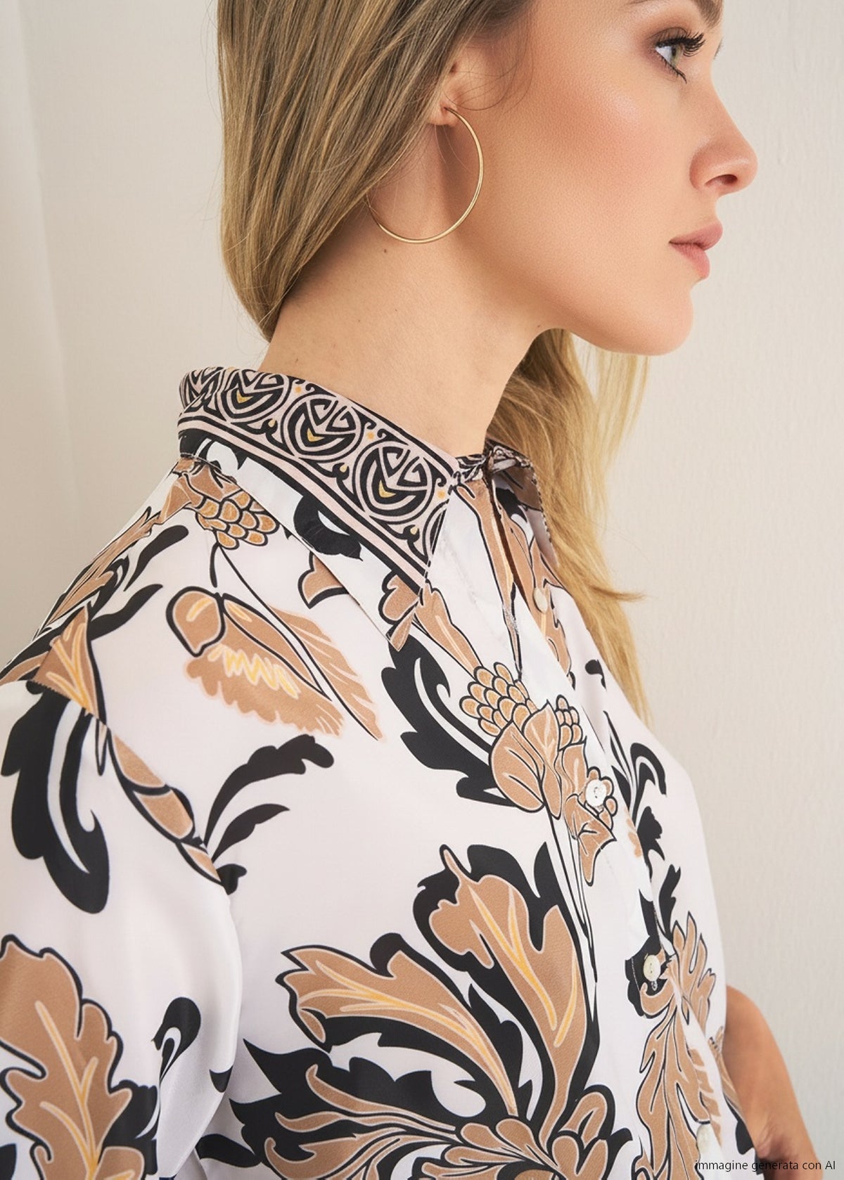 Camicia Candida stampata Archivio