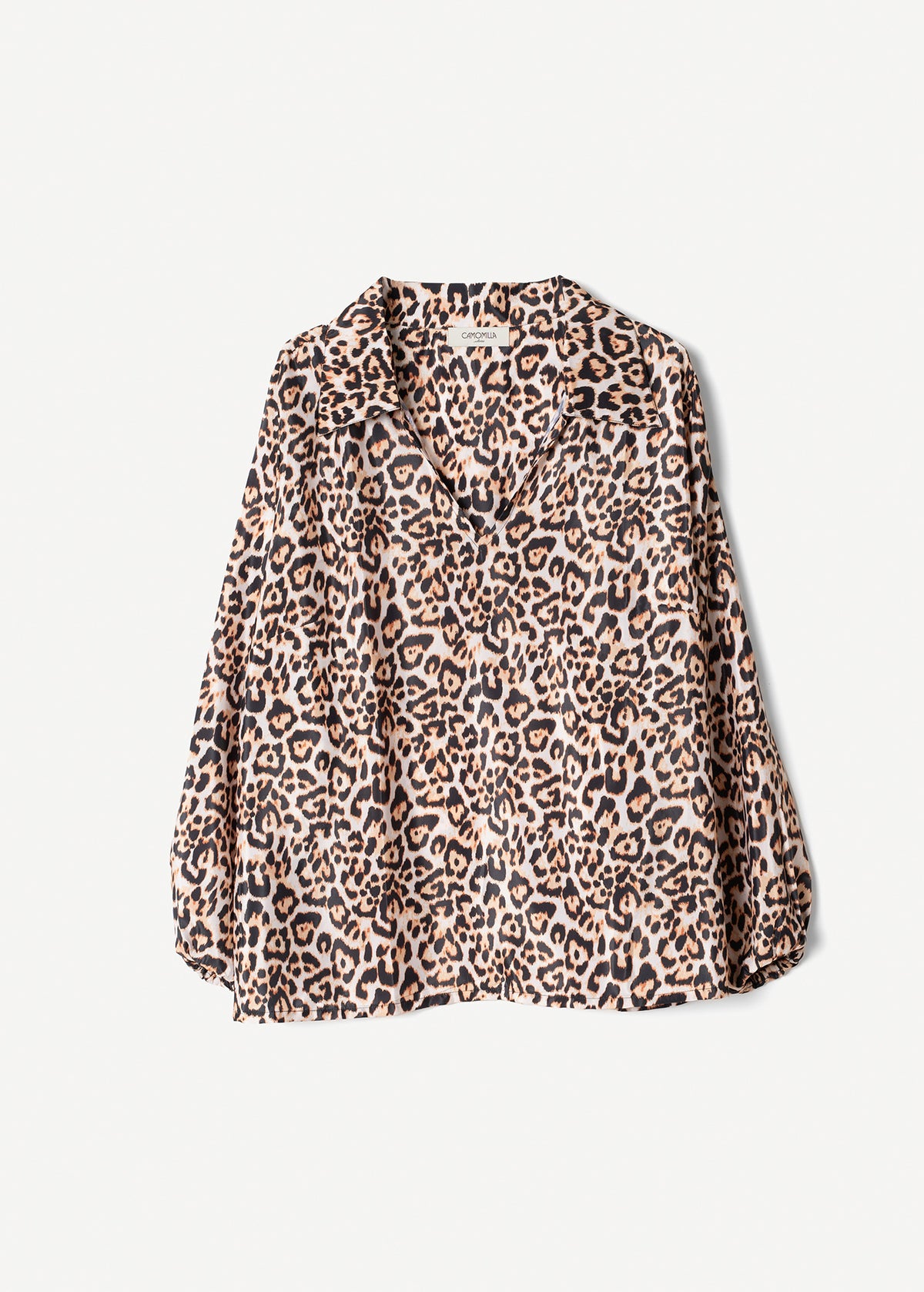 Blusa Brigida stampata con colletto