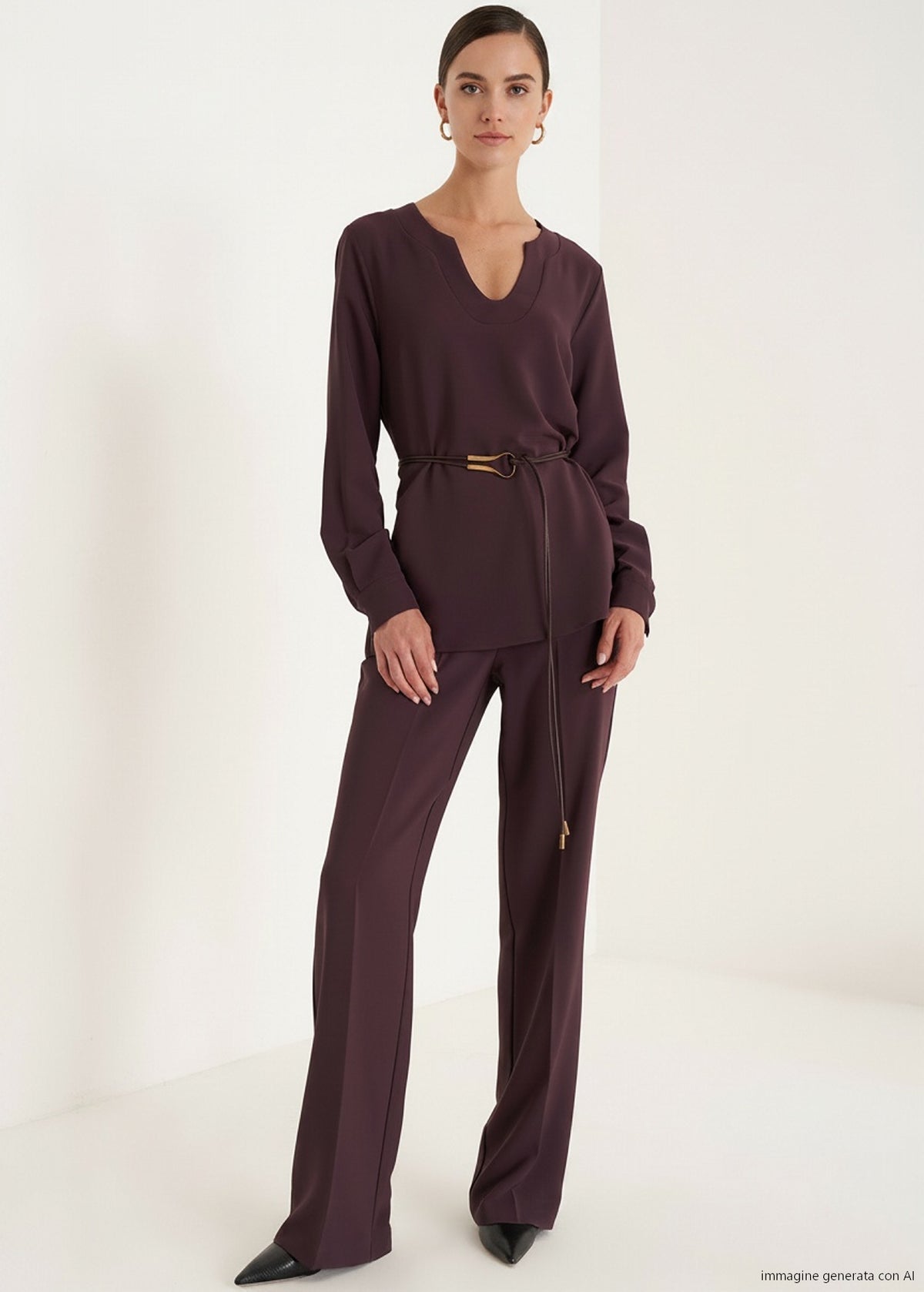 Blusa Charlen in cady