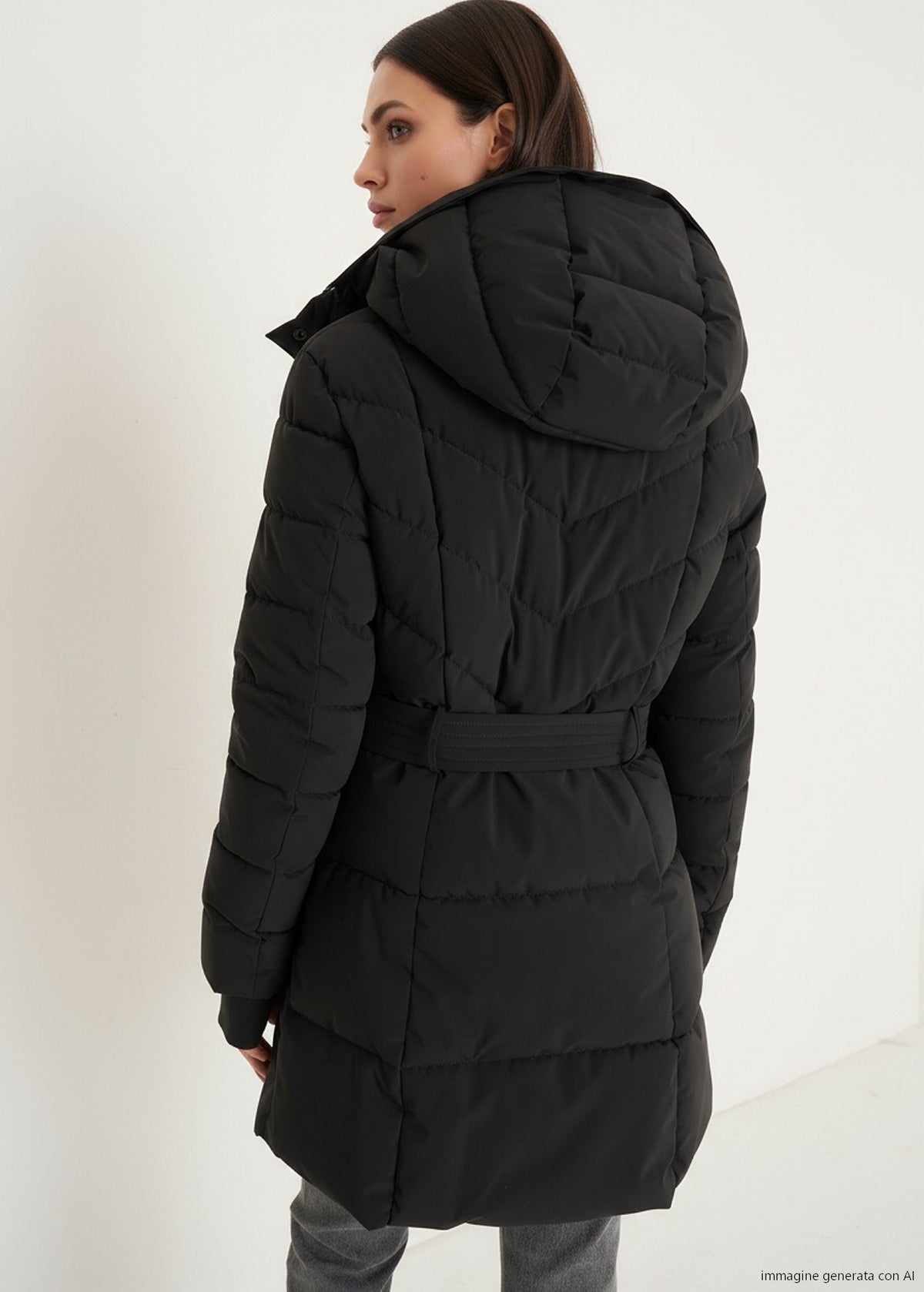 Piumino Prince con cintura