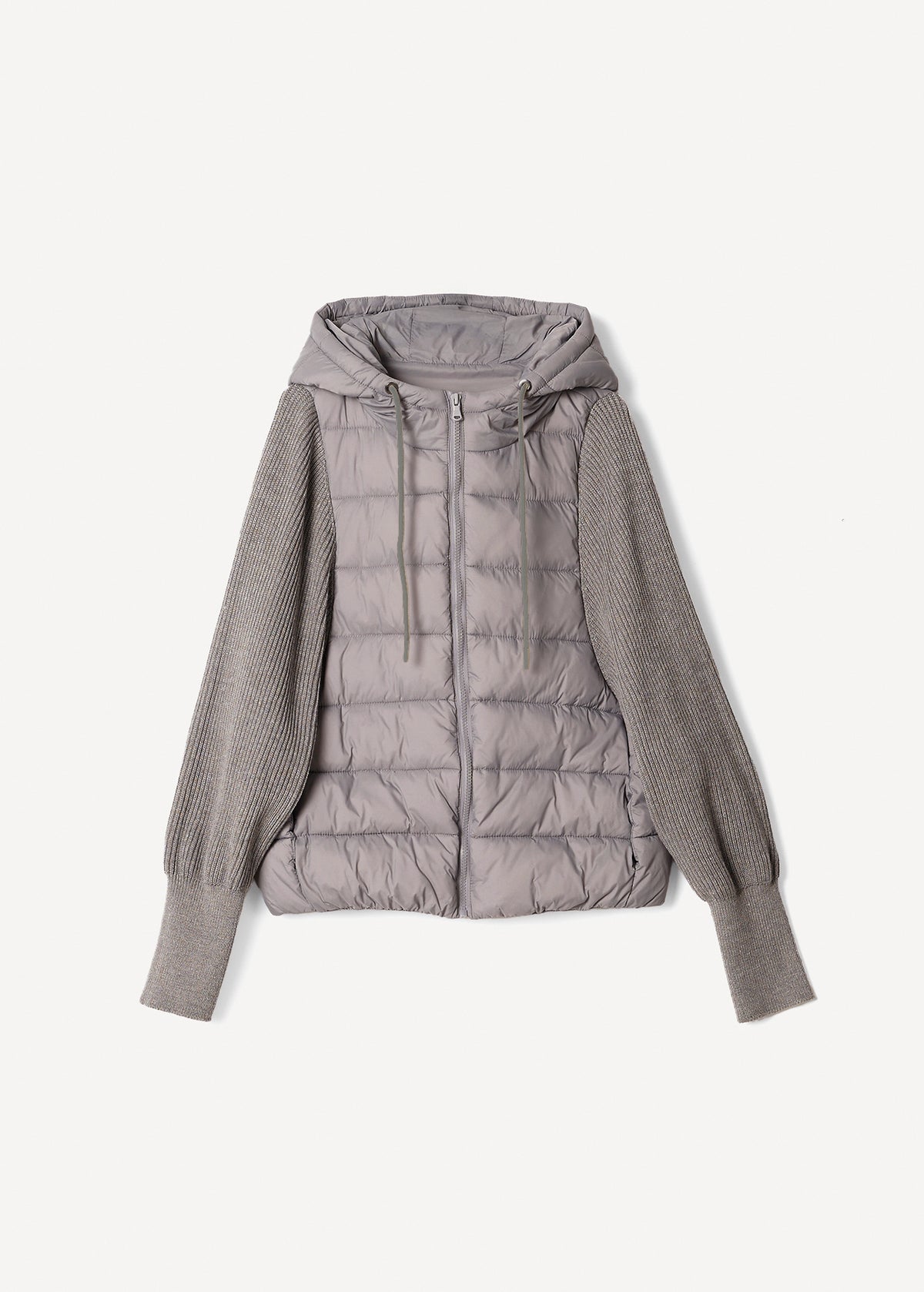 Piumino Path con maniche in maglia