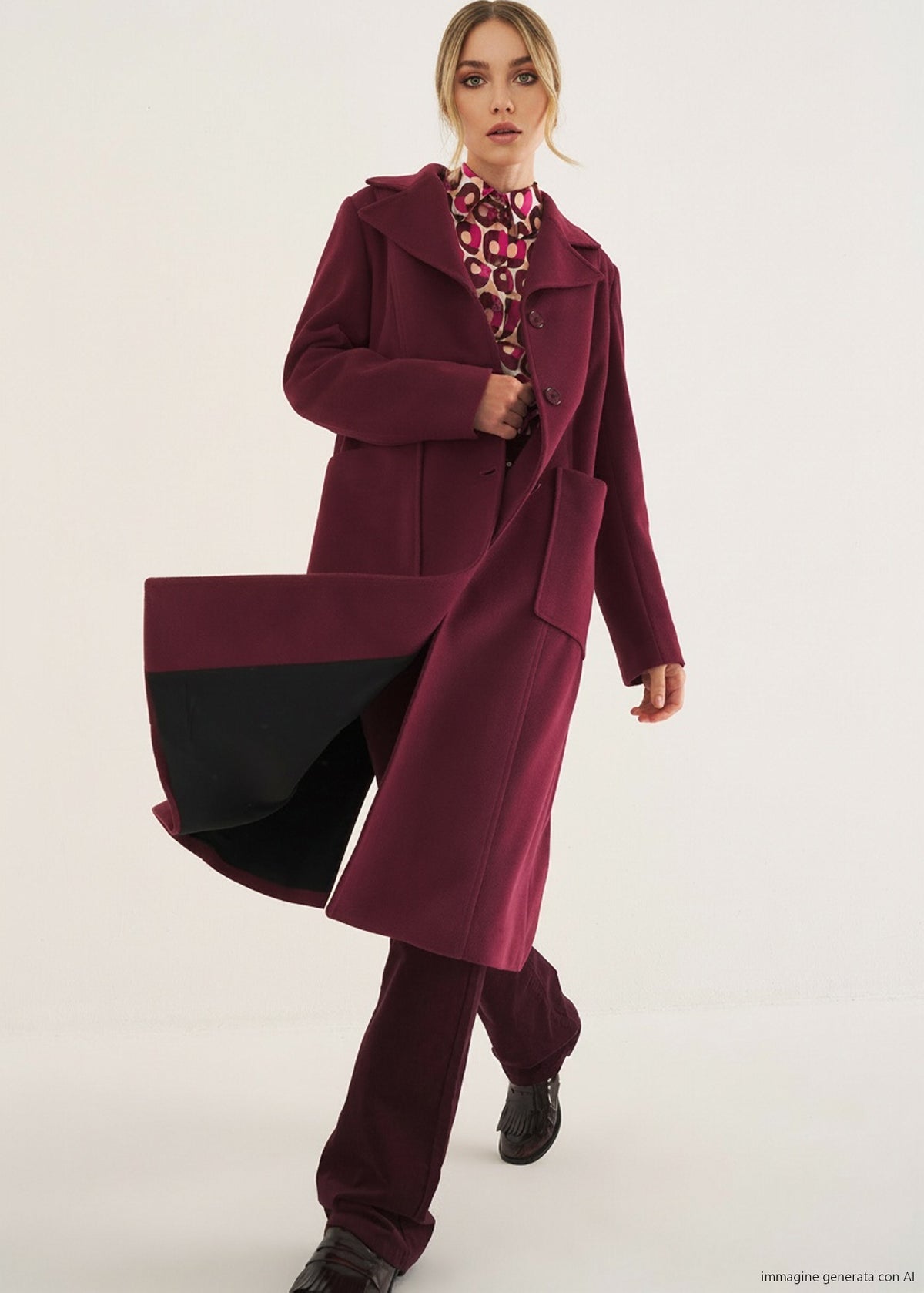 Cappotto Clotilde con cintura