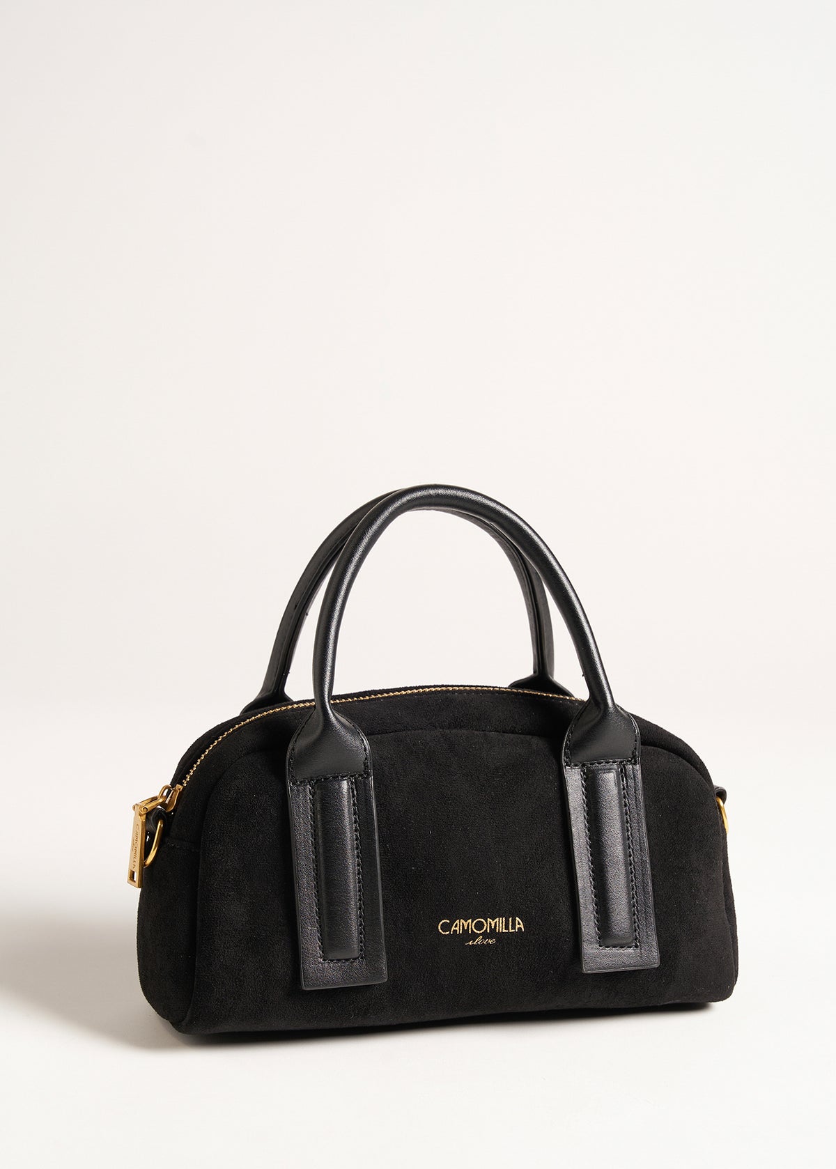Borsa Blair a bauletto in ecocamoscio