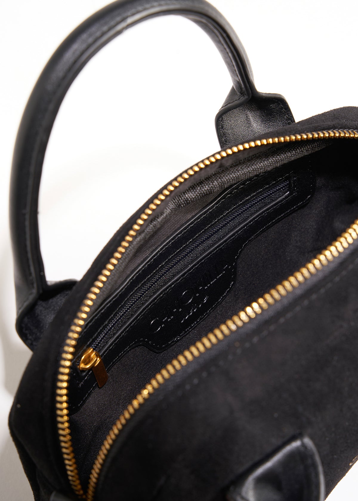 Borsa Blair a bauletto in ecocamoscio