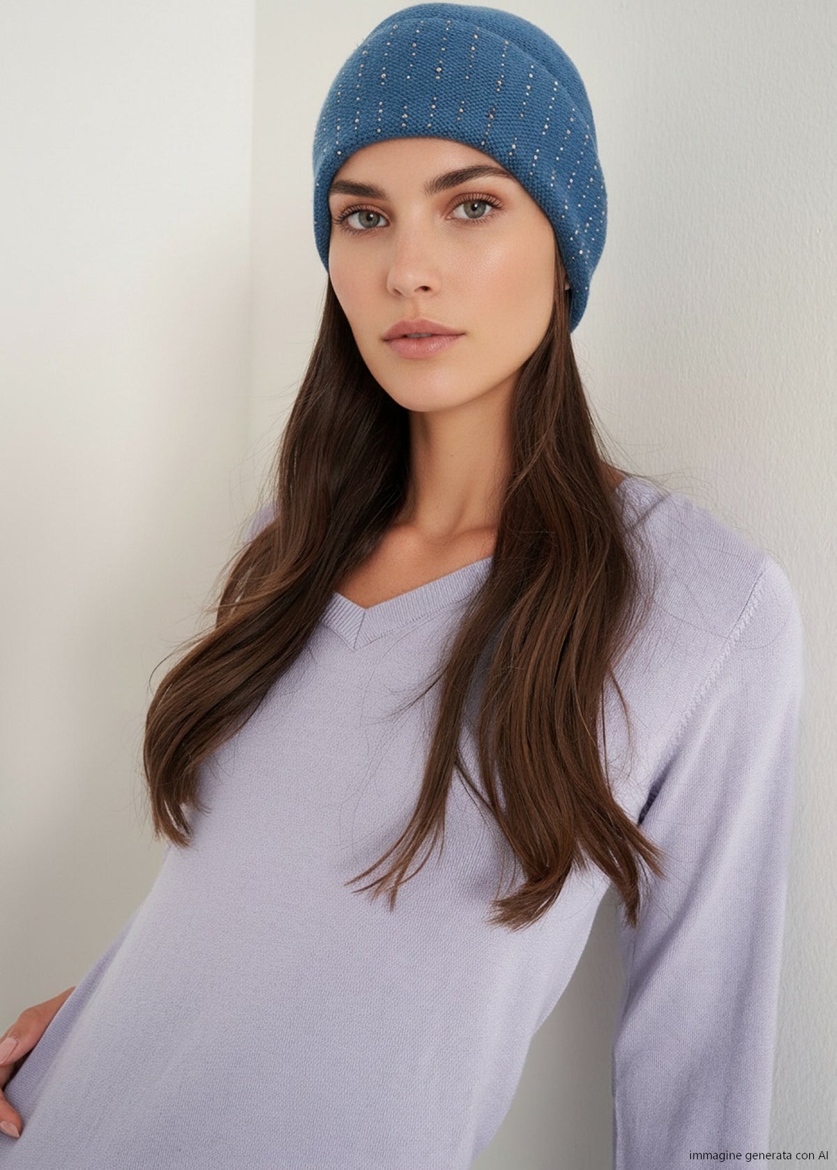 Cappello Ckye con micro strass
