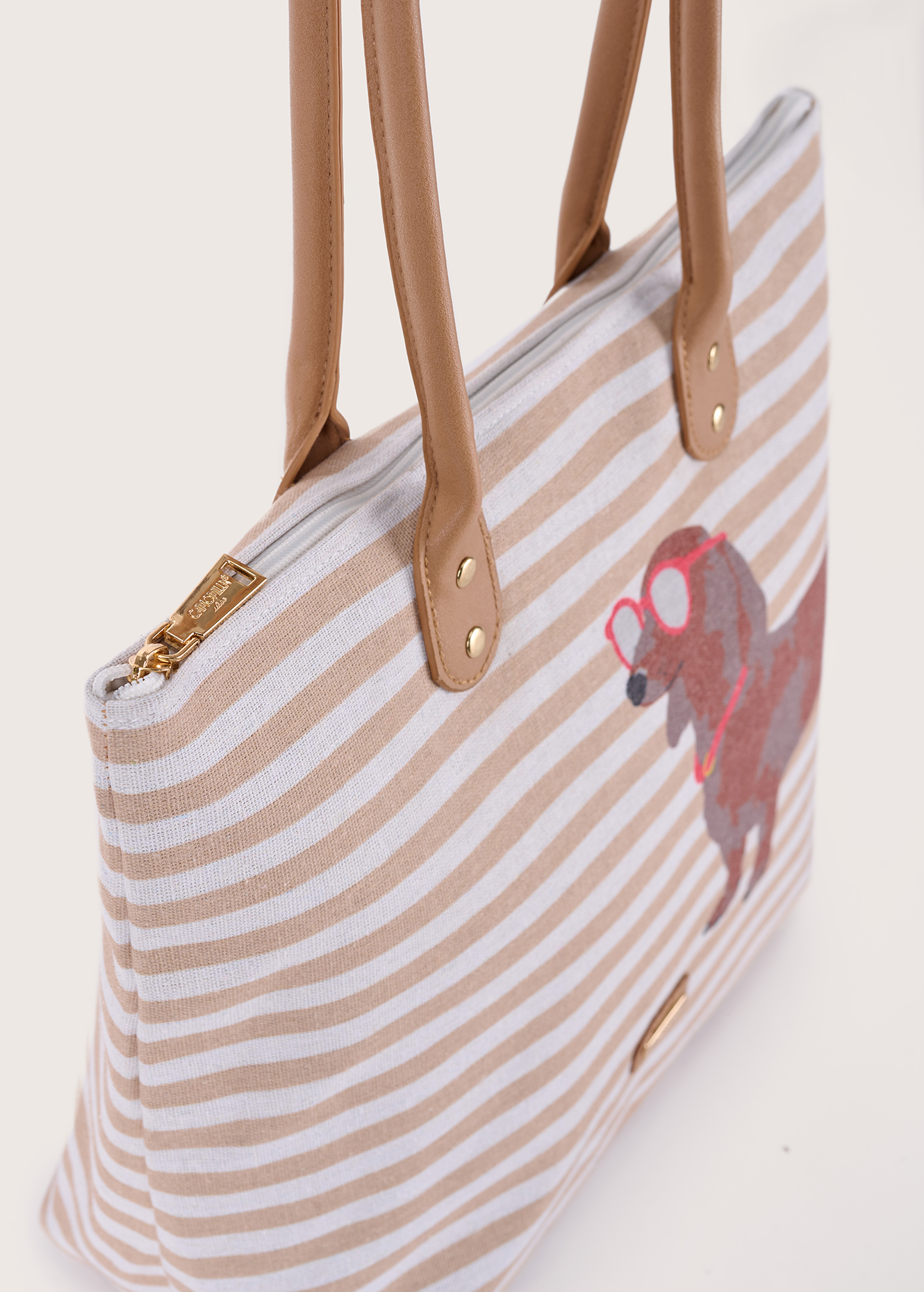 Borsa shopping Bau con stampa