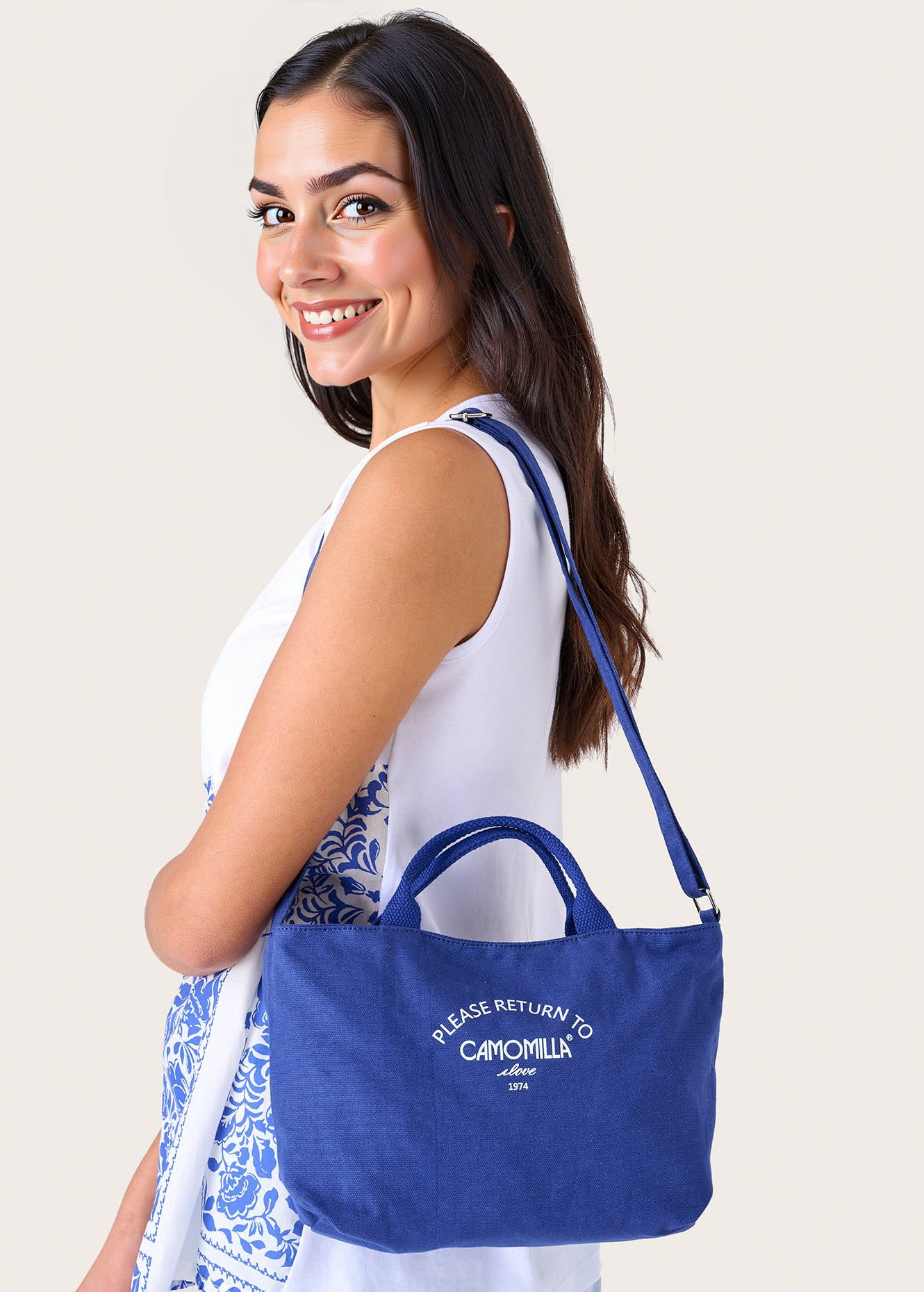 Borsa Bemmy in cotone e rayon