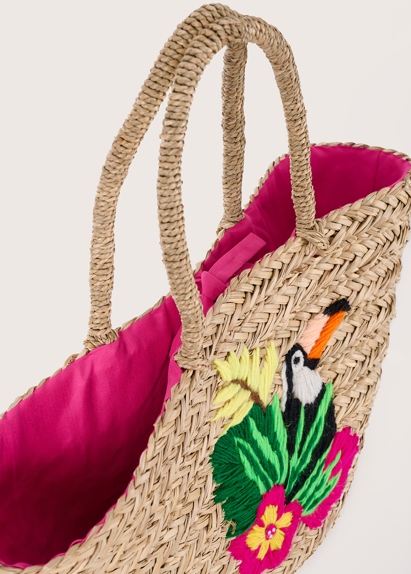 Borsa a cesta Benie in paglia