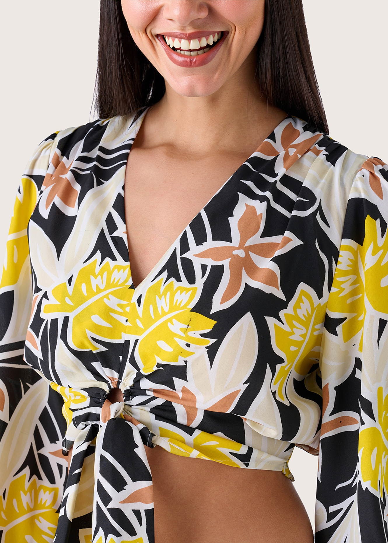 Blusa corta Cassia