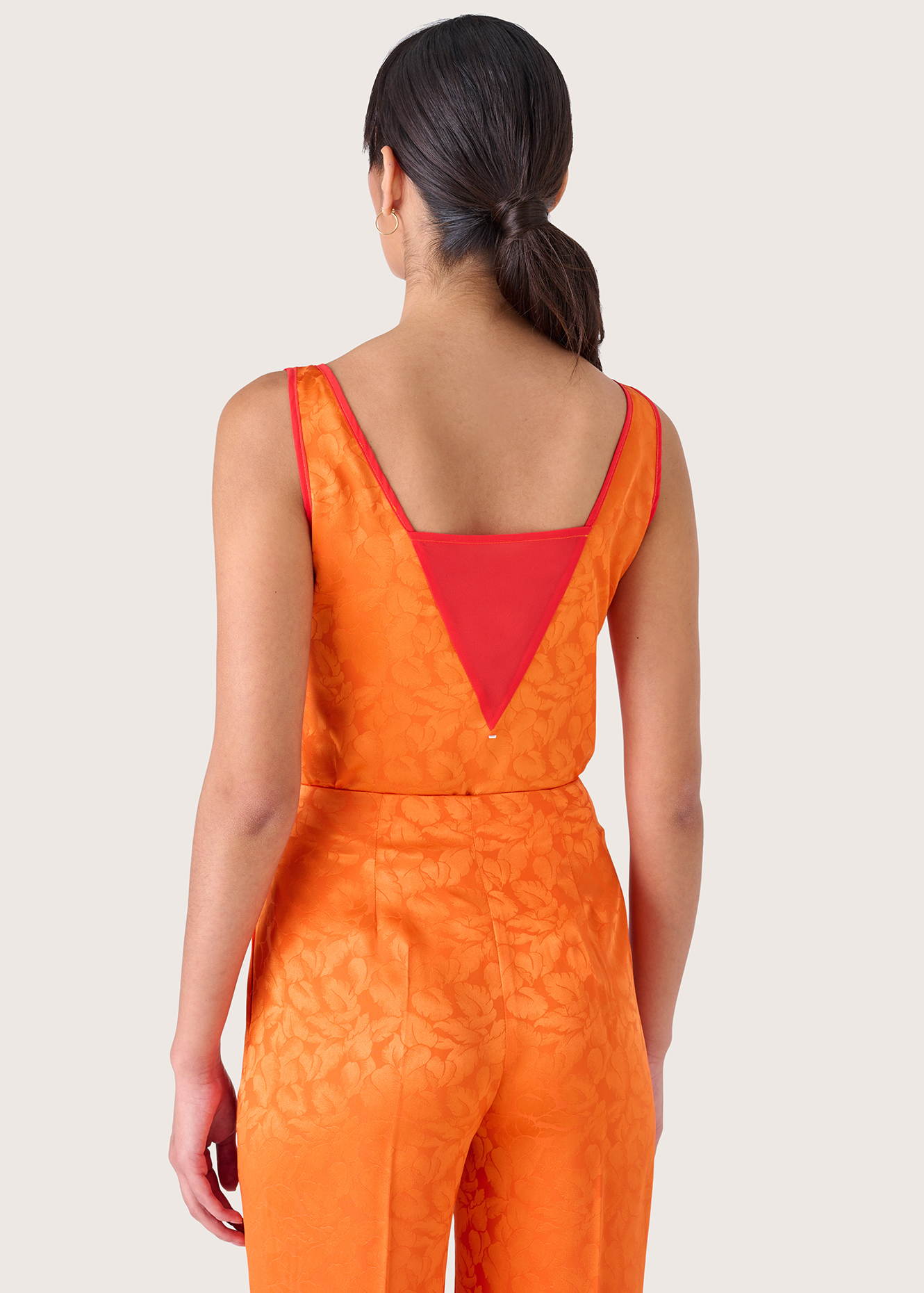 Top Emily in doppio tessuto