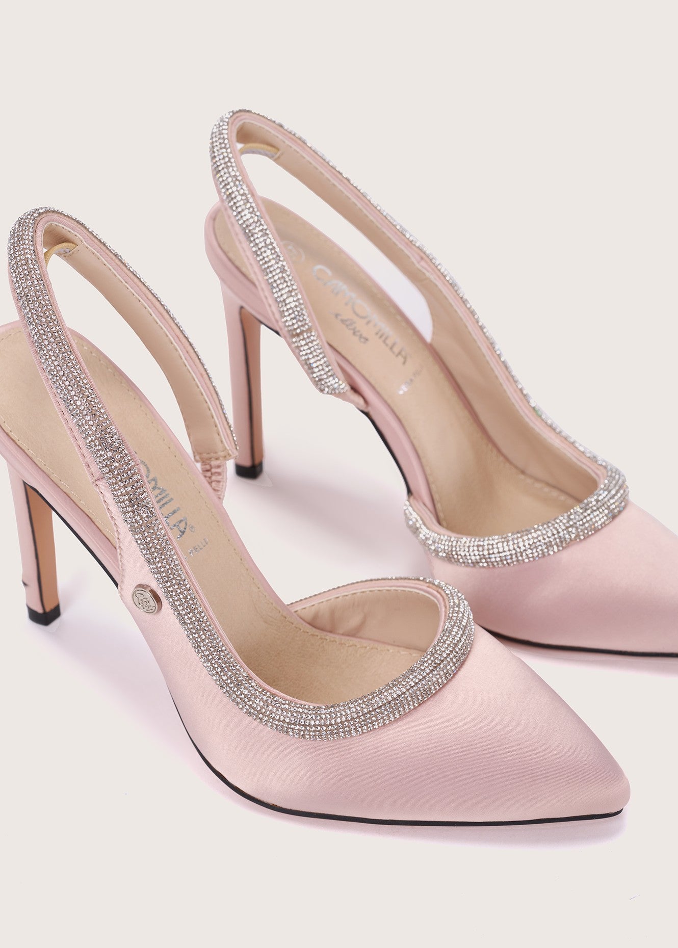 Sandalo decollete Syd in satin