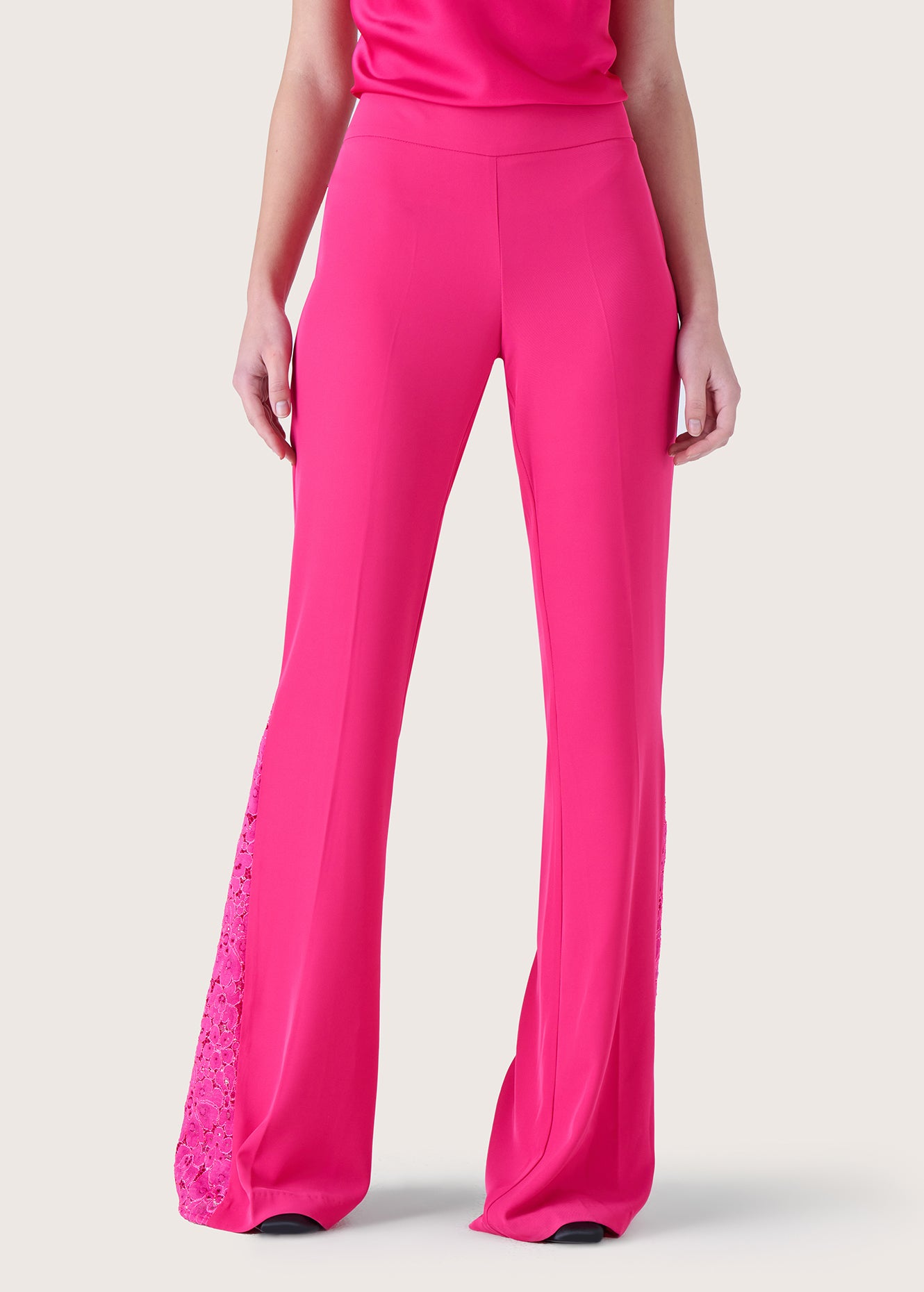Pantalone Victoria in cady e pizzo