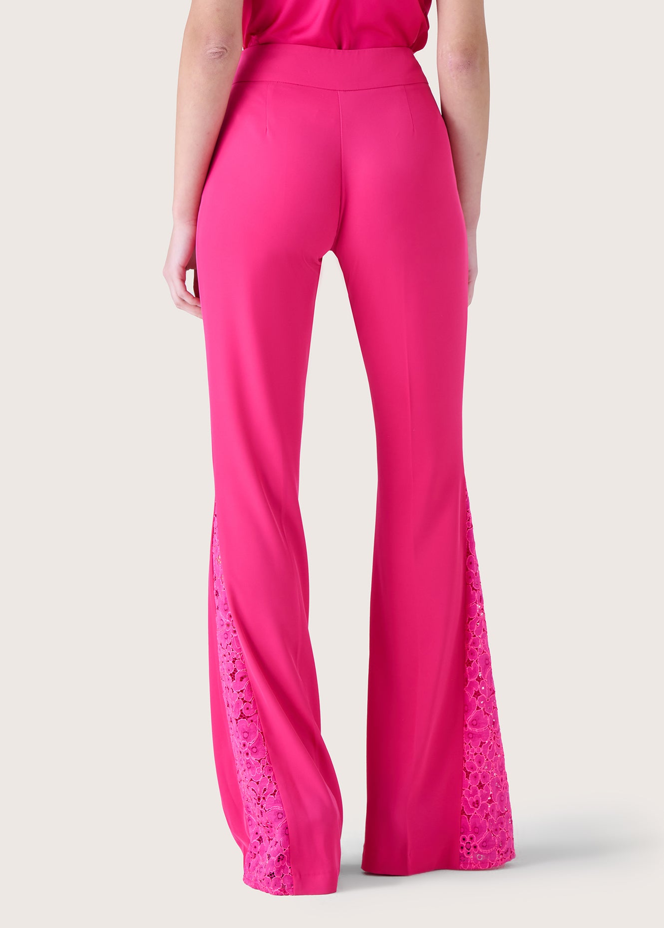 Pantalone Victoria in cady e pizzo