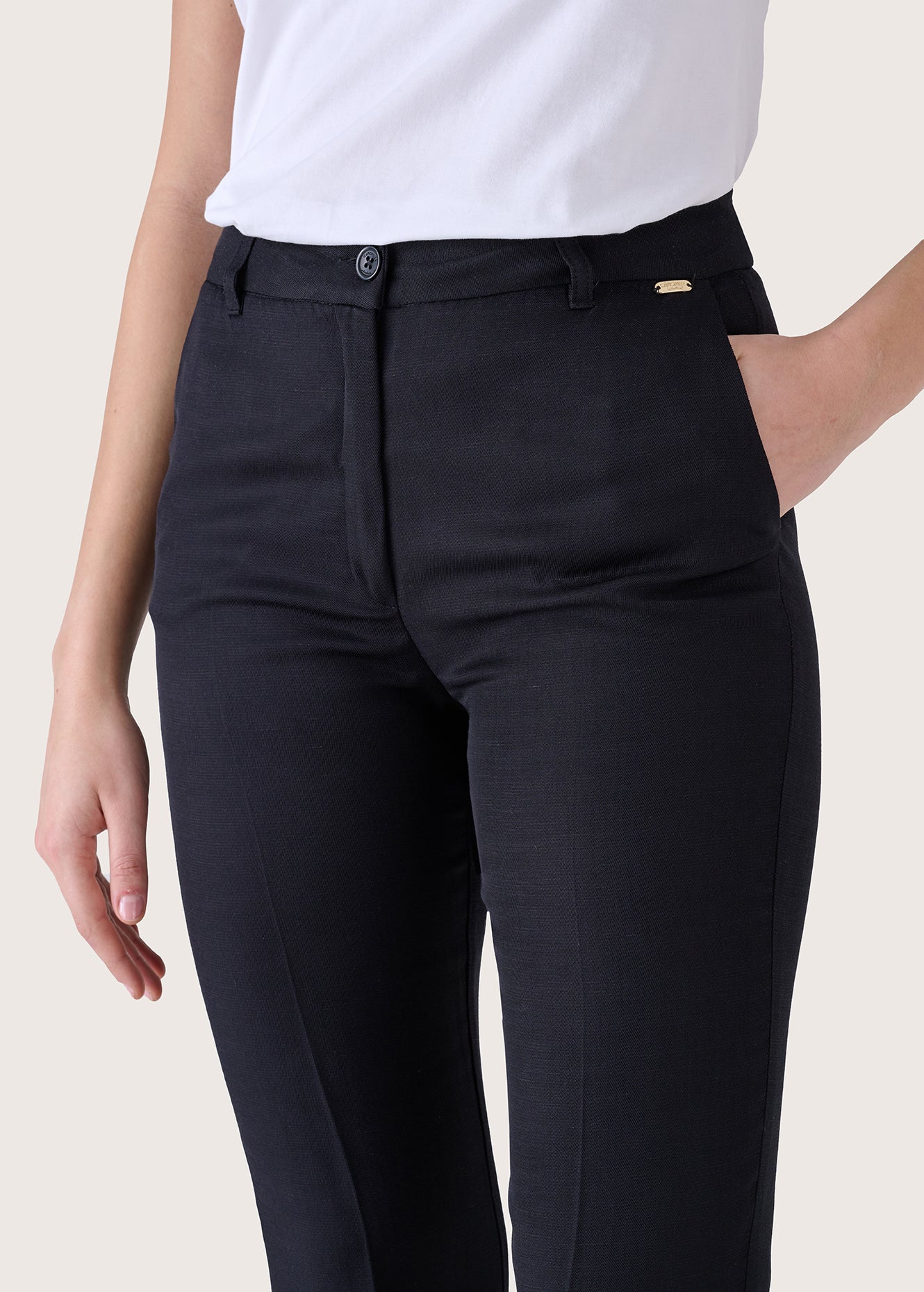 Pantalone Alice in misto lino