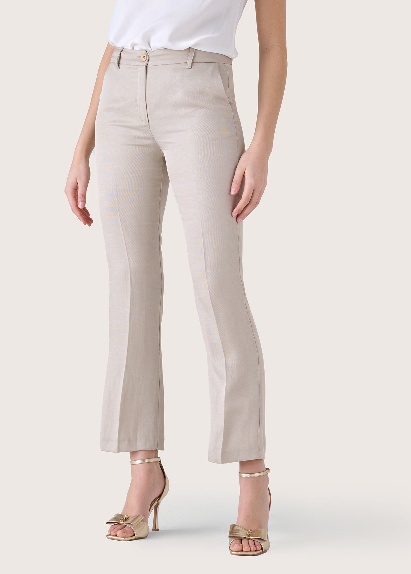 Pantalone Alice in misto lino