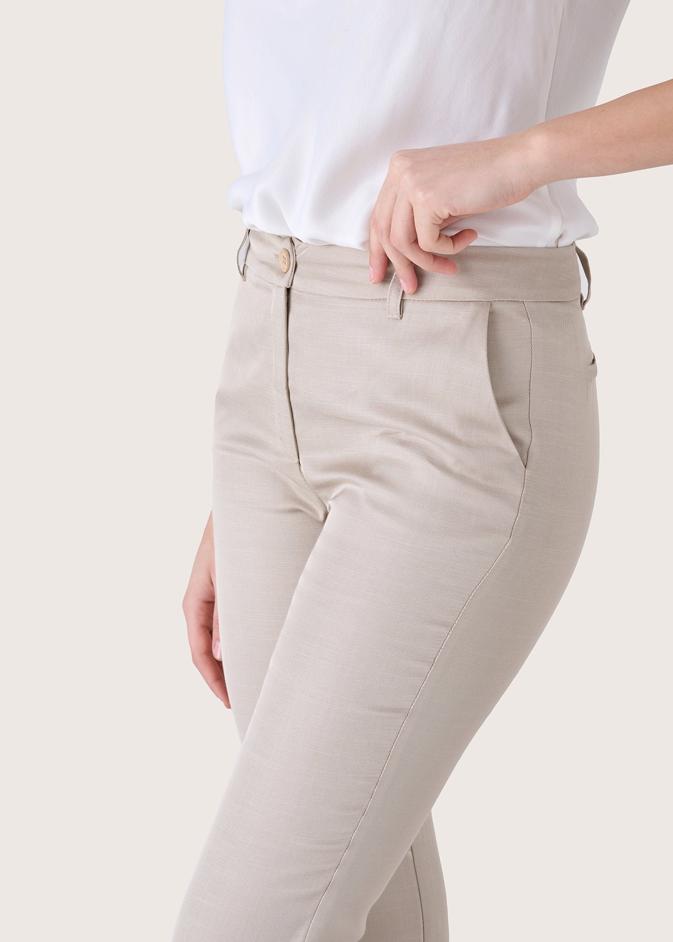 Pantalone Alice in misto lino
