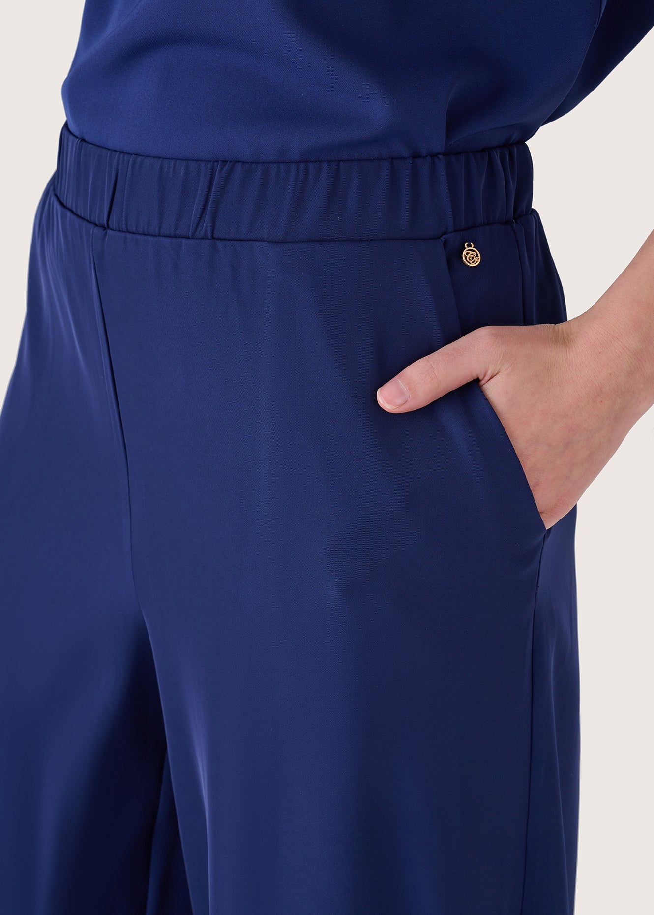 Pantalone Perla a gamba ampia