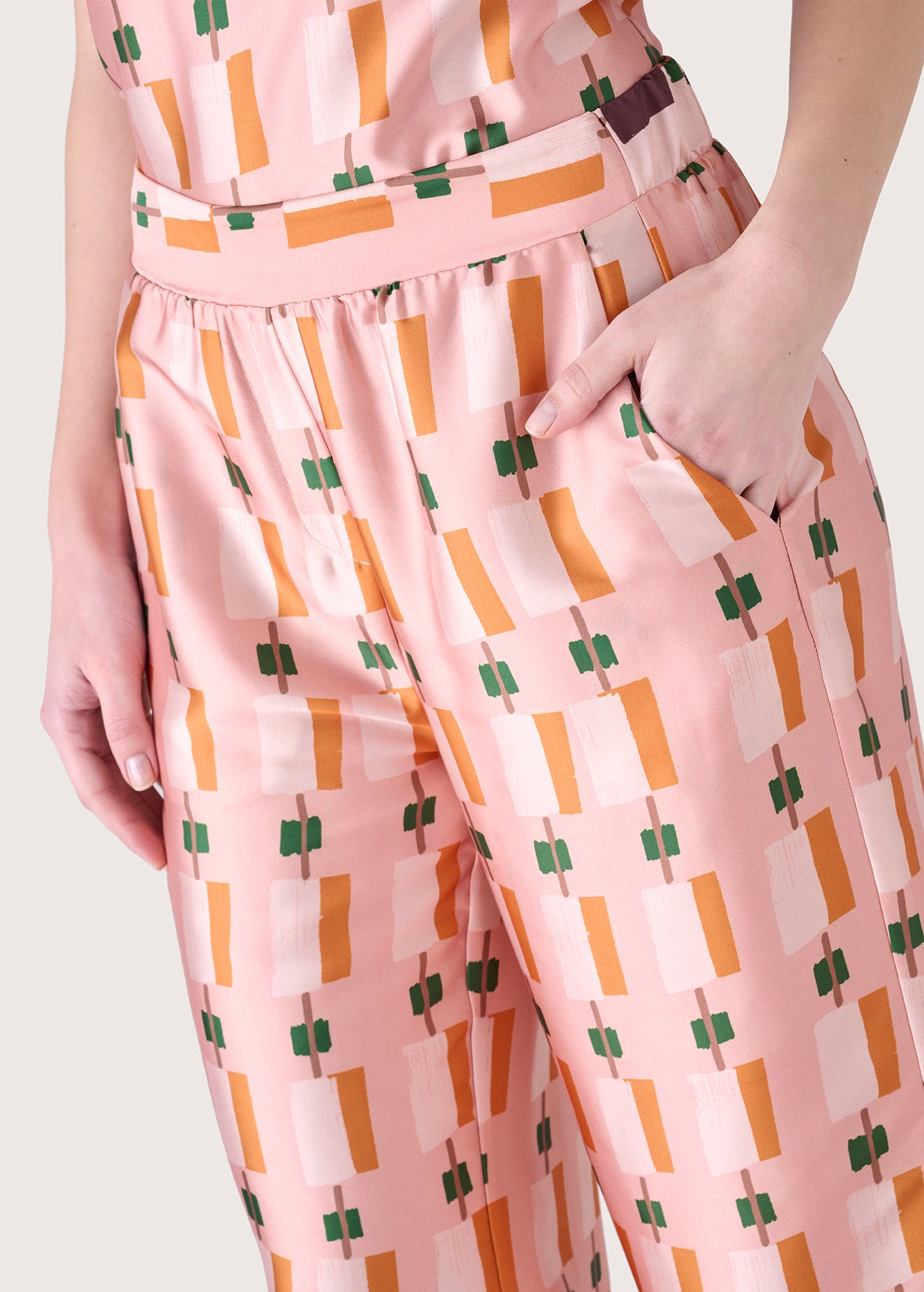 Pantalone Megan in satin