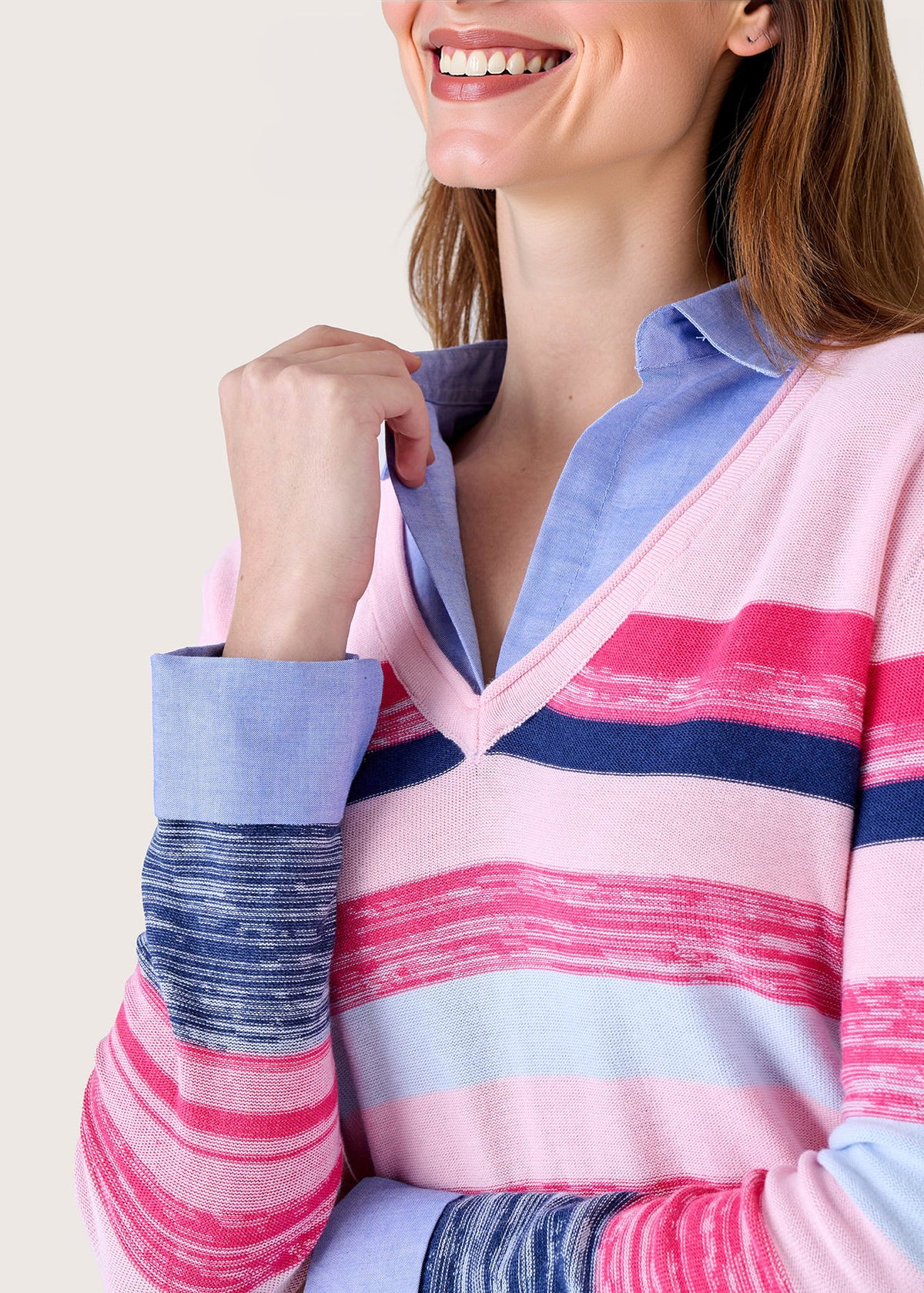 Maglia Miur effetto twin set
