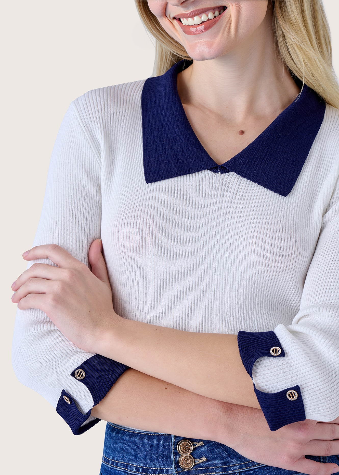 Maglia Monia a costine