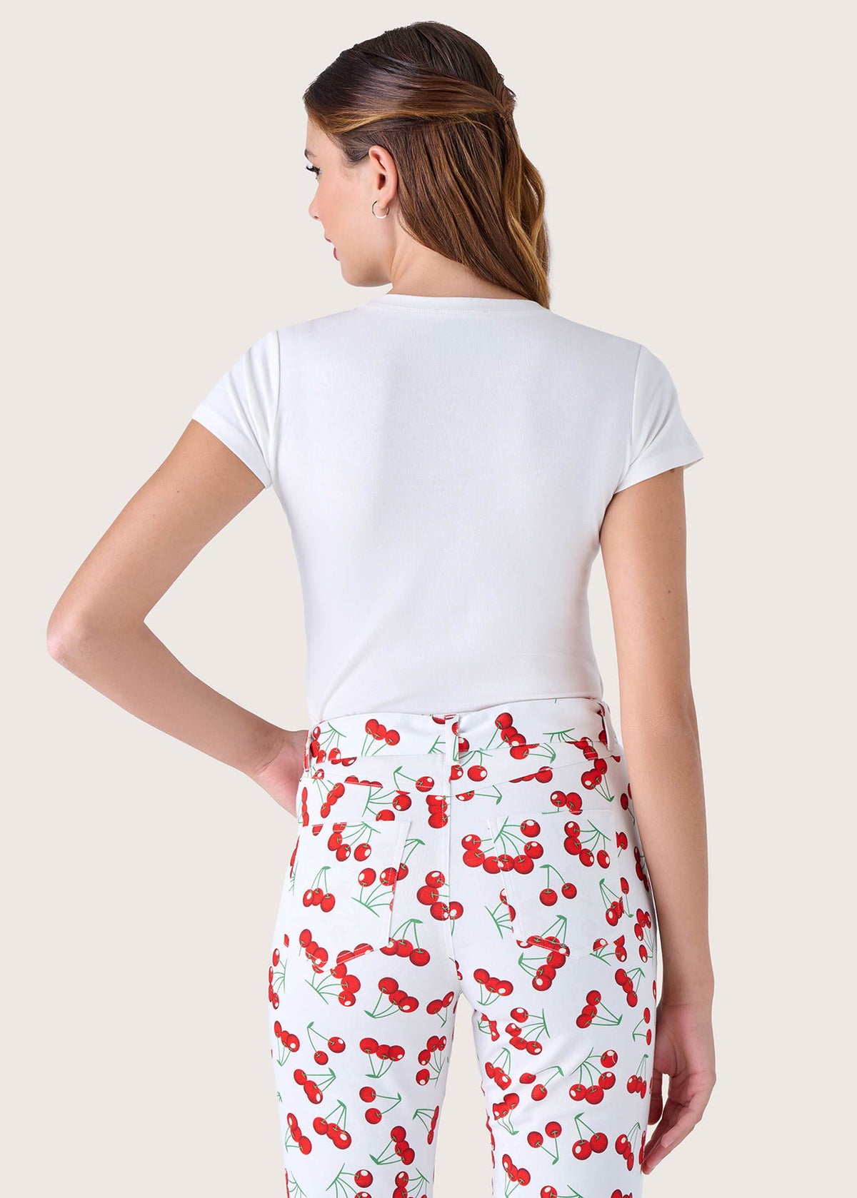 T-shirt in Sandy in cotone
