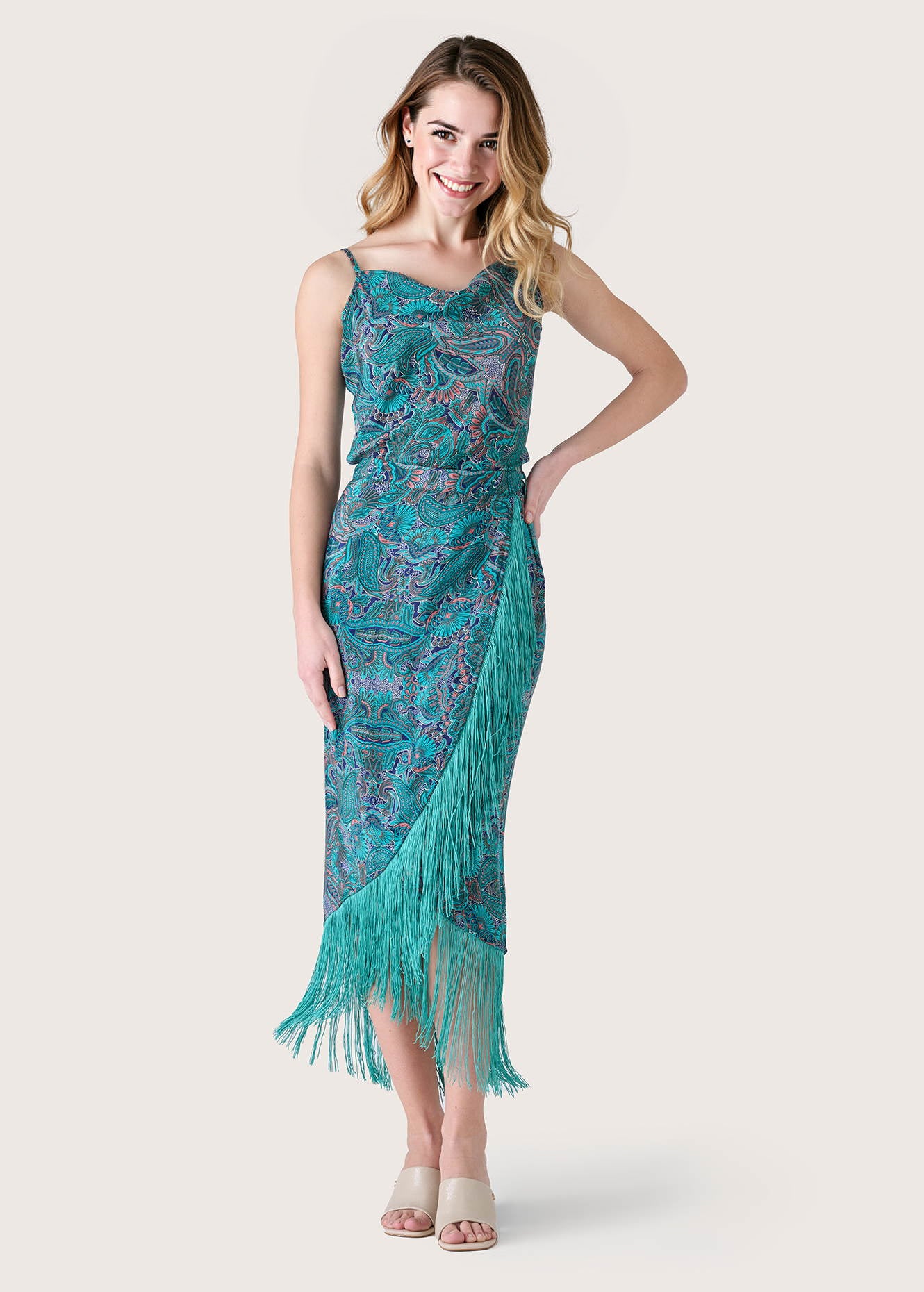 Gonna Gardenia con frange